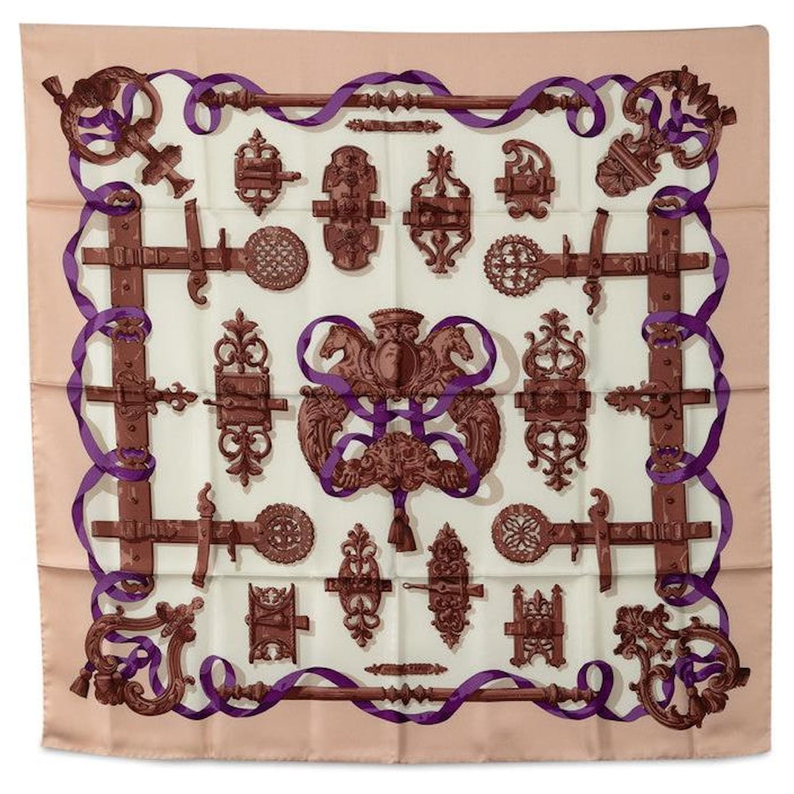 Hermès Hermes FERRONNERIE Silk Scarf  ref.1656901