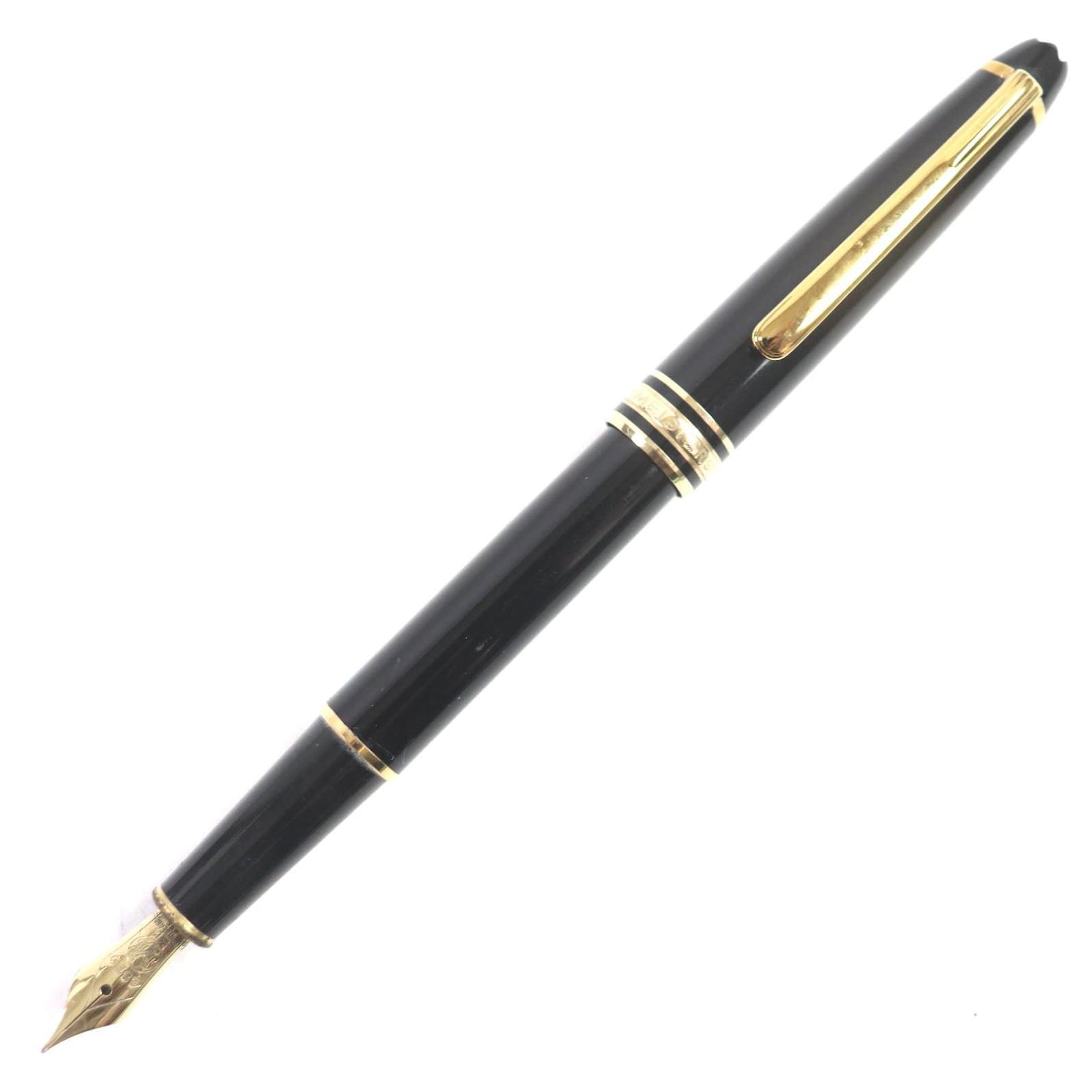 Montblanc Meisterstck K14 F Fountain Pen Black  ref.1740328