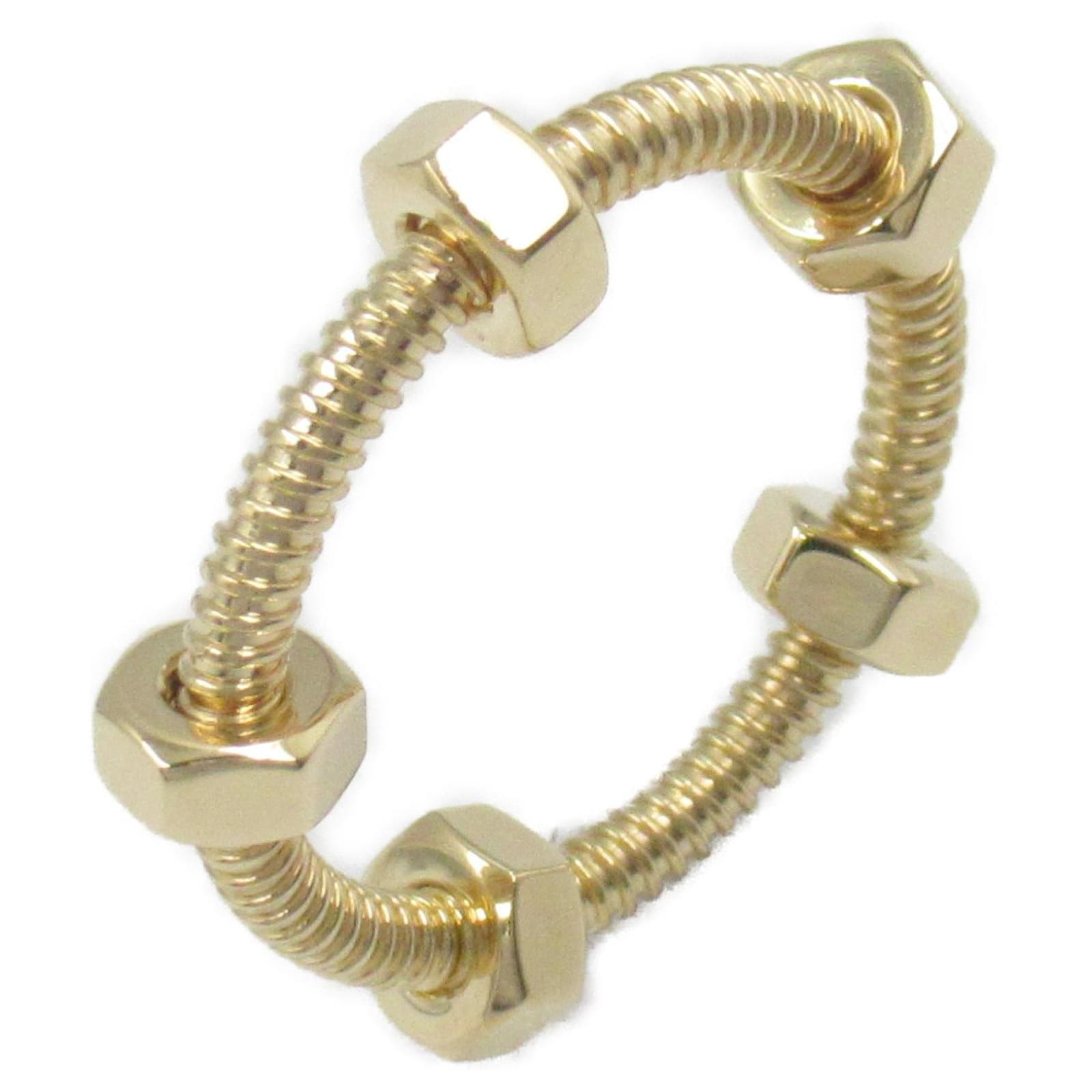 Cartier Ecrou Au750 Ring Size 57 Golden Metal  ref.2289961