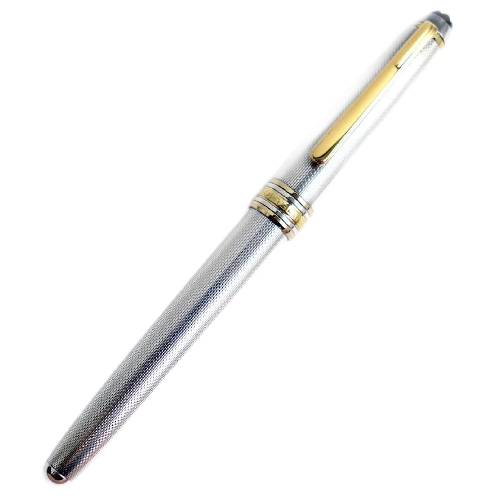 Montblanc Meisterstuck Solitaire Au750 SV925 Fountain Pen  ref.1689033