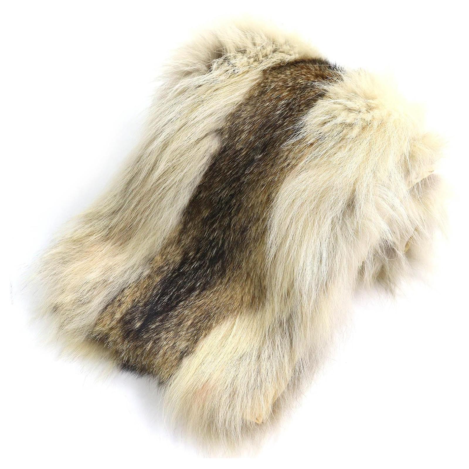 Yves Saint Laurent Fox Silk Long Scarf Shawl Brown Beige  ref.2289286