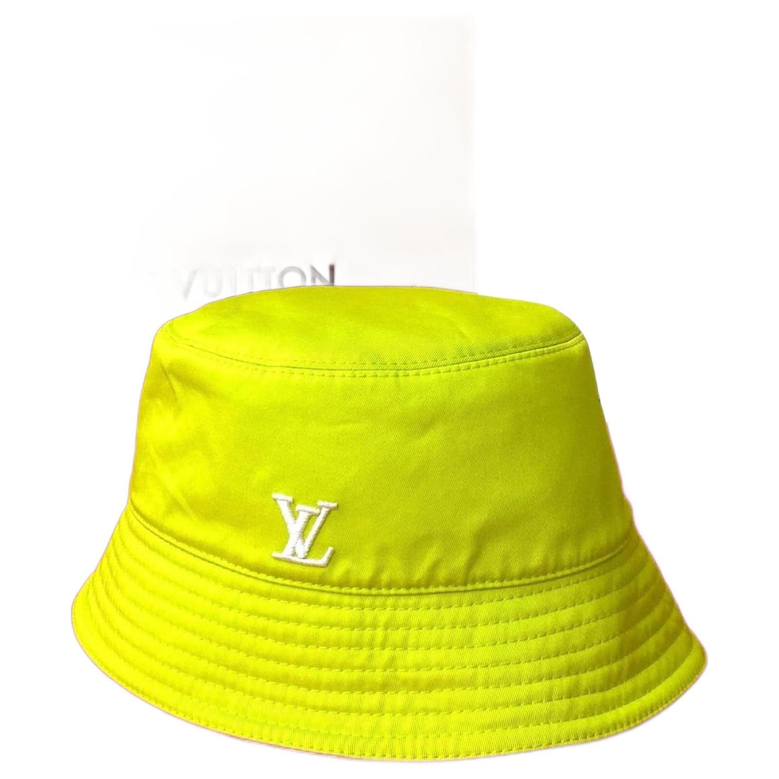 Louis Vuitton Reversible Bucket Hat Monogram Cotton Hat White  ref.2325912