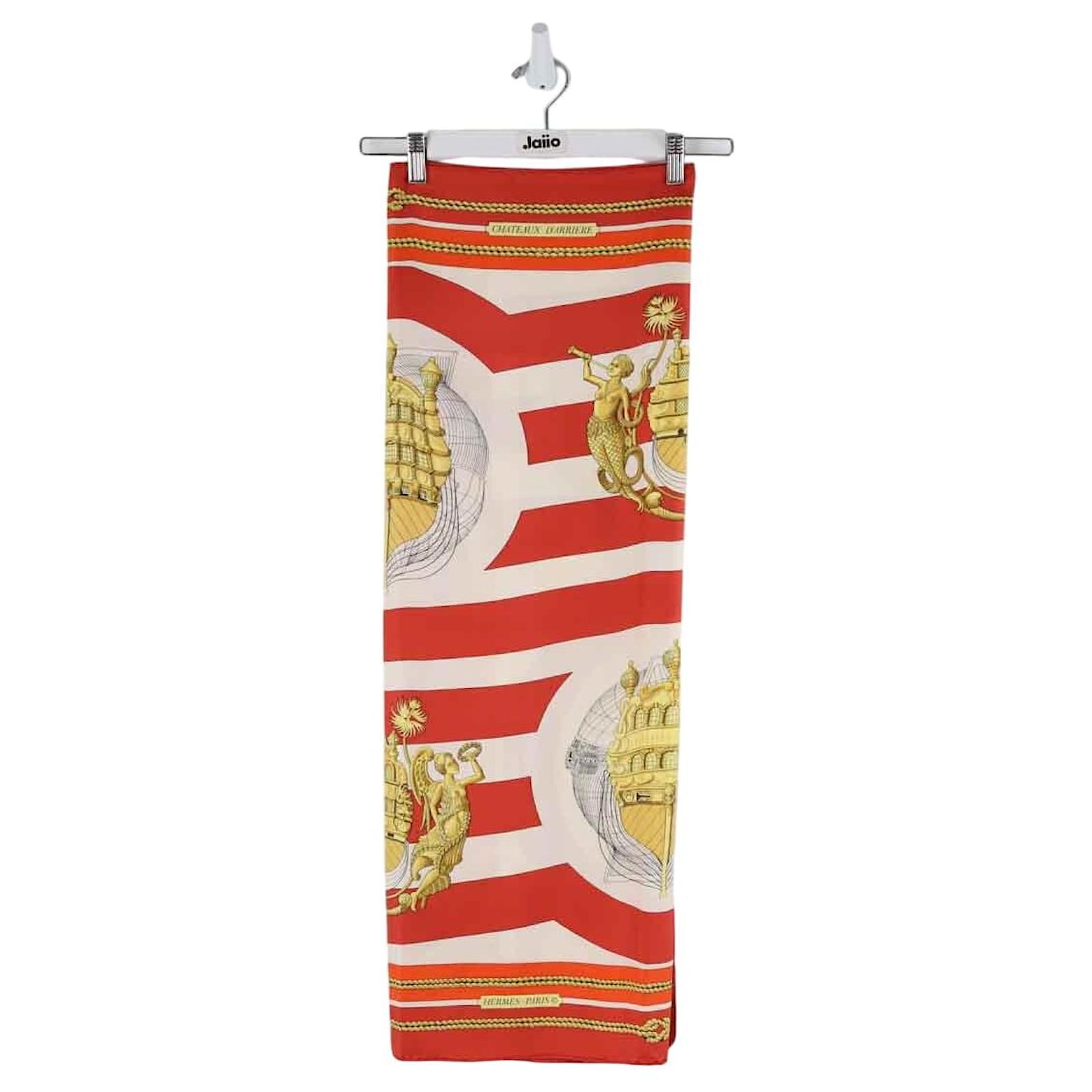 Hermès Silk square Red  ref.1843021