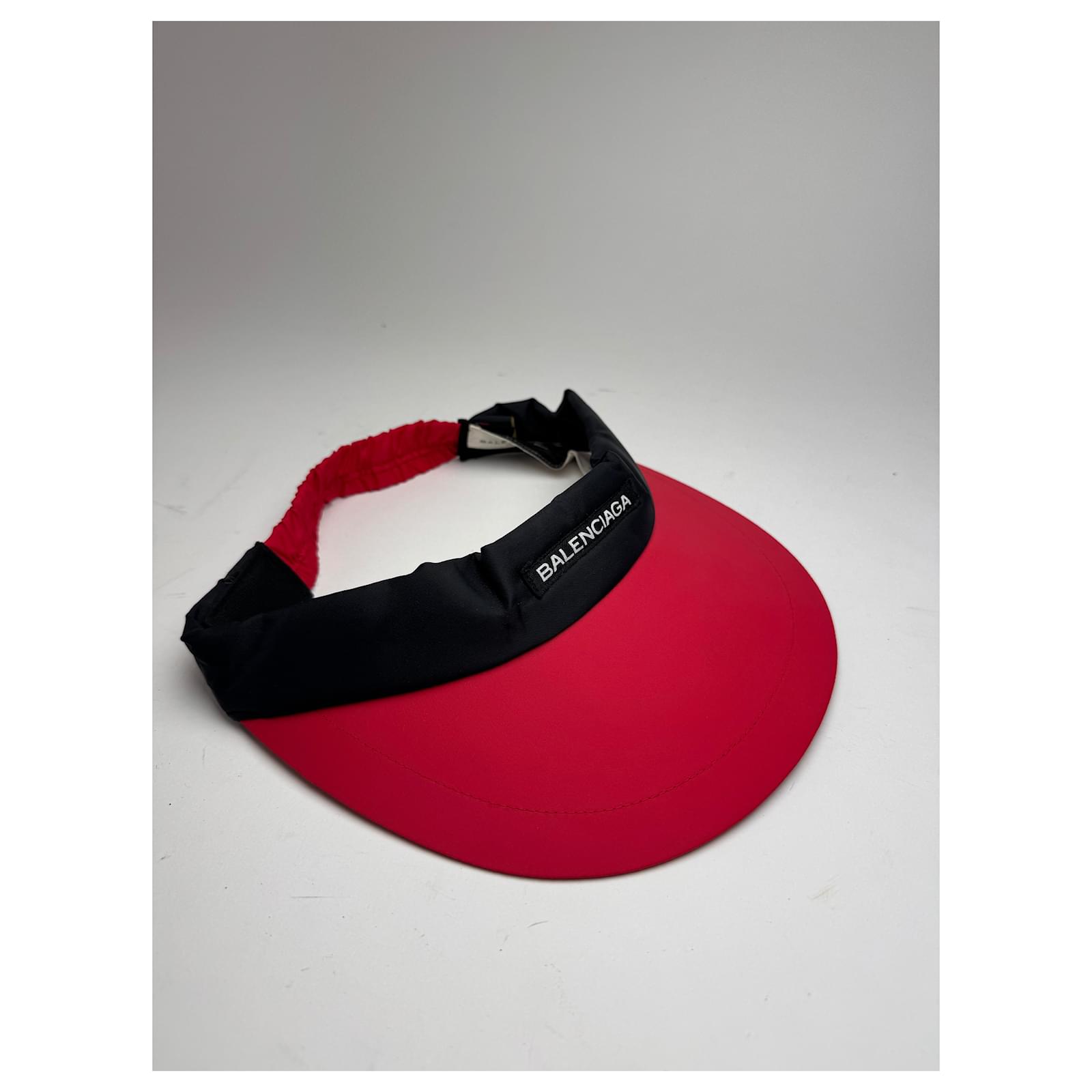 Vintage Balenciaga Suncape Red black Cotton  ref.2325558