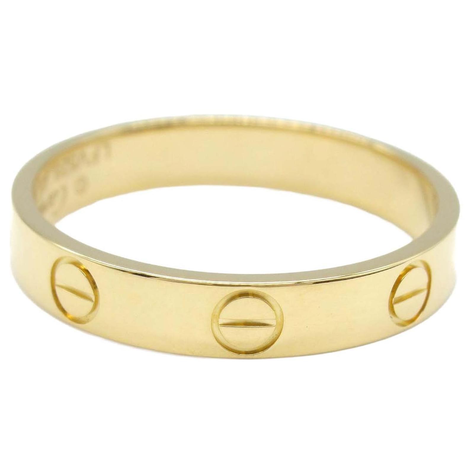 Cartier Gold 18K Yellow Gold Small Love Ring Golden Metal  ref.2324318