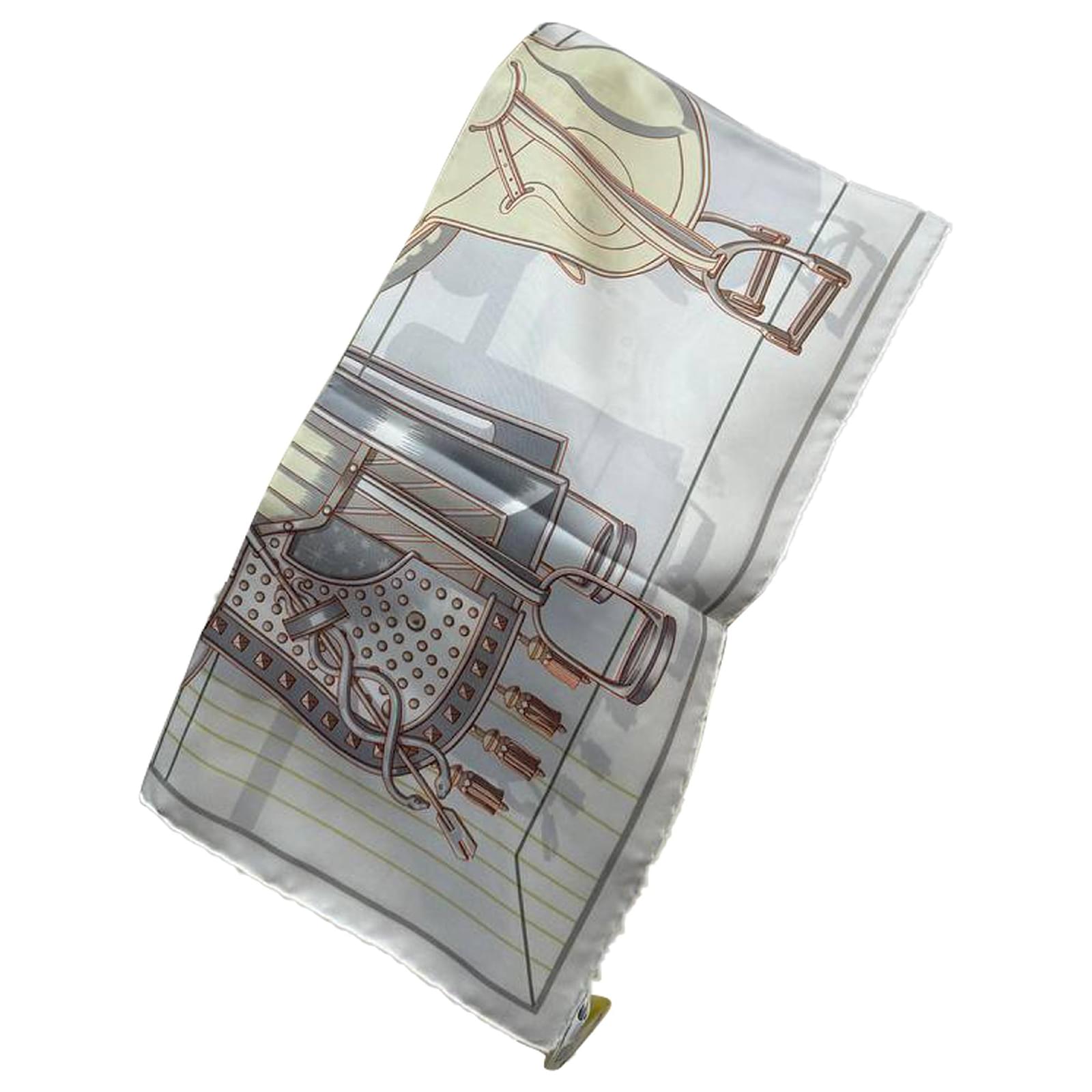 Hermès Tous en Selle Scarf 90 in Multicolor Silk Multiple colors  ref.2323999