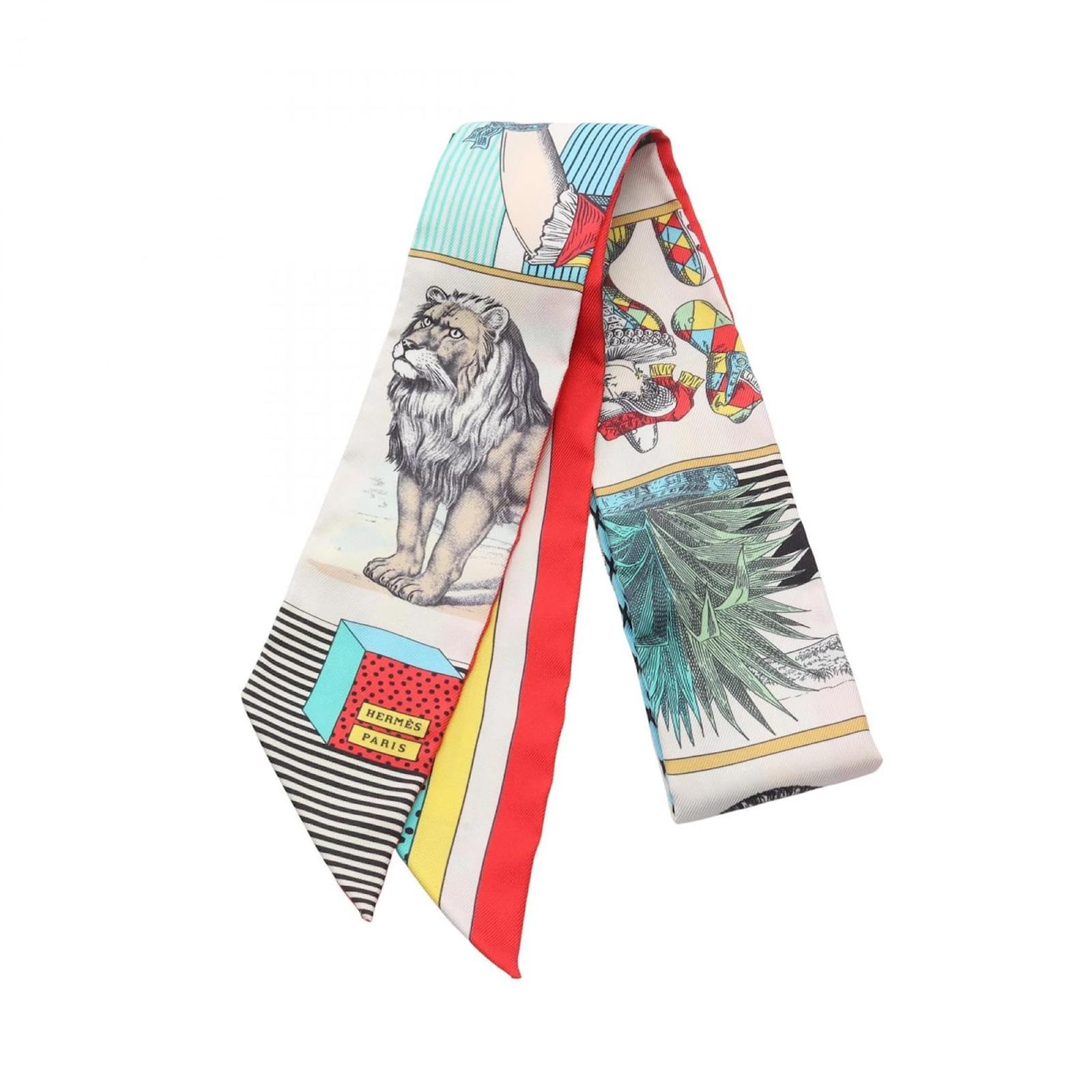 Hermès Hermes Twilly GRAND THEATRE NOUVEAU Silk Scarf Multiple colors  ref.2322777