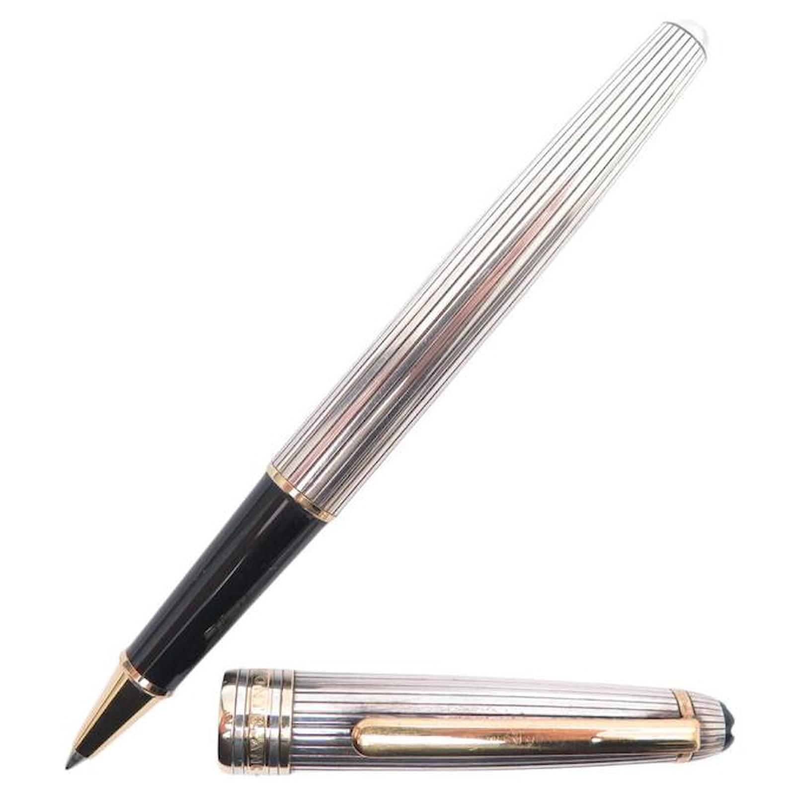 MONTBLANC MEISTERSTUCK ROLLERBALL SOLITAIRE DOUE 922001 SILVER PEN Silvery  ref.2236075