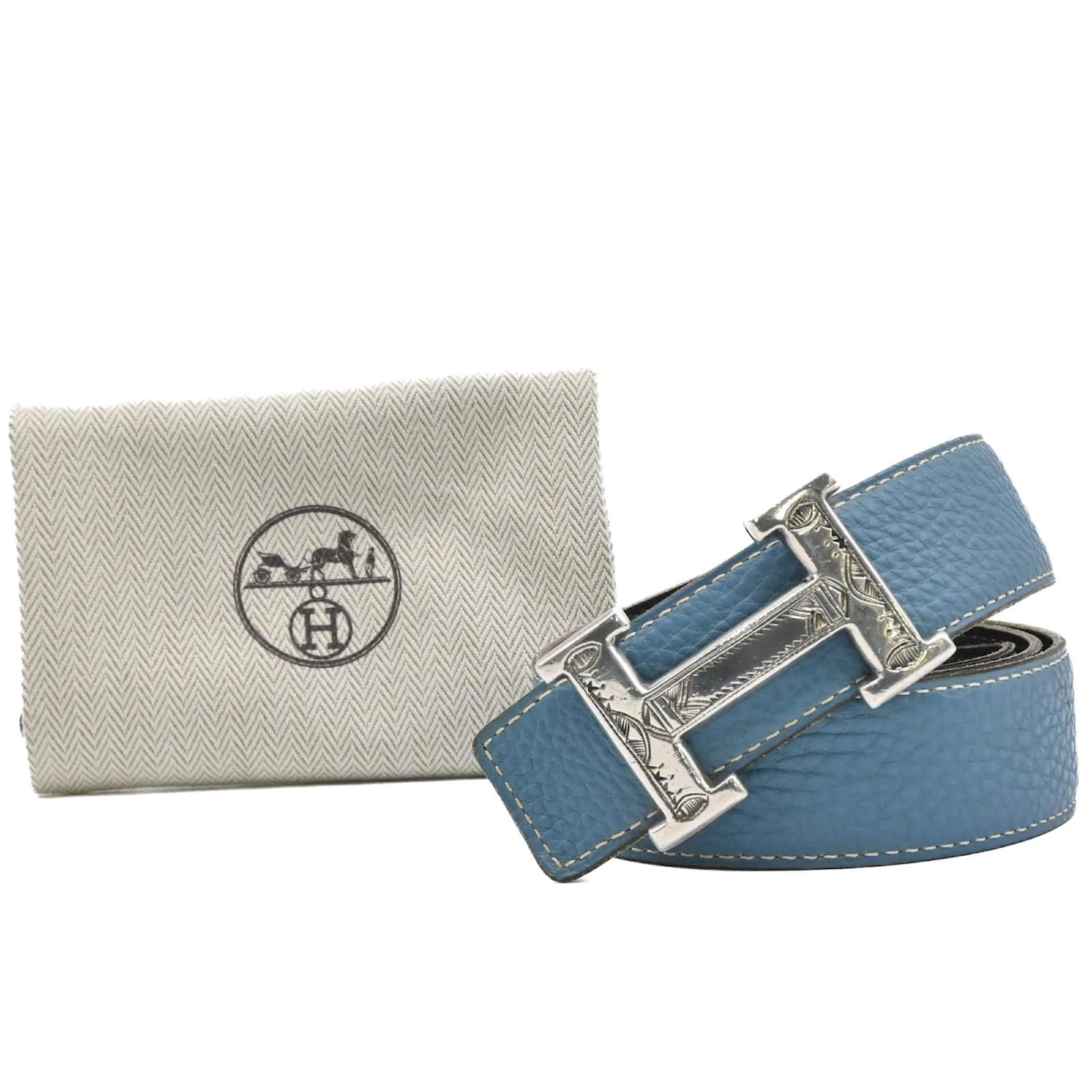Hermès Hermes Touareg Constance Belt Black Blue  ref.2318151