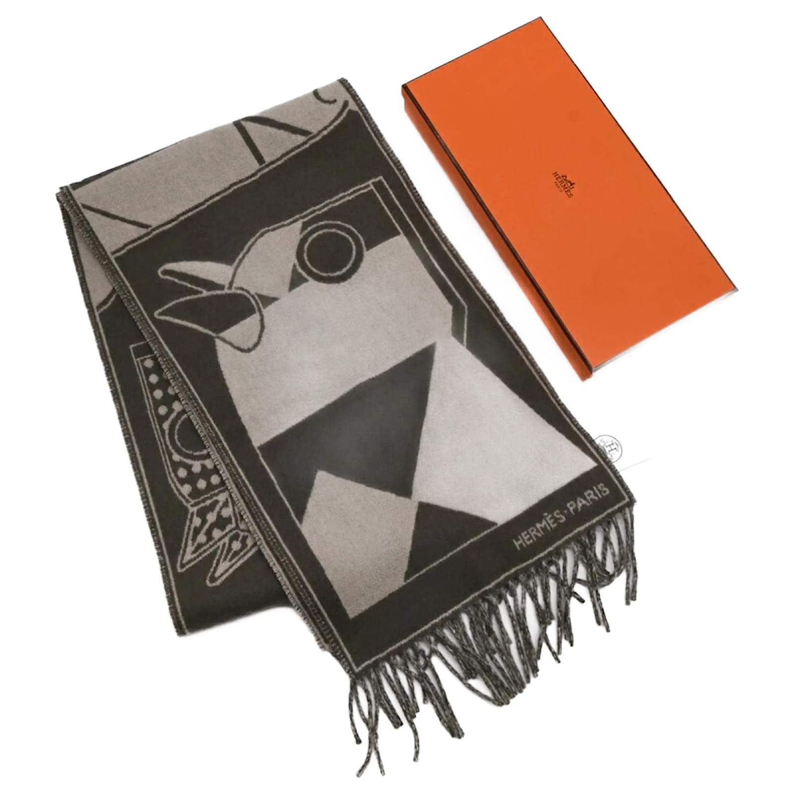 Hermès Hermes Camayle Taupe Cashmere Stole Brown Beige  ref.2318132