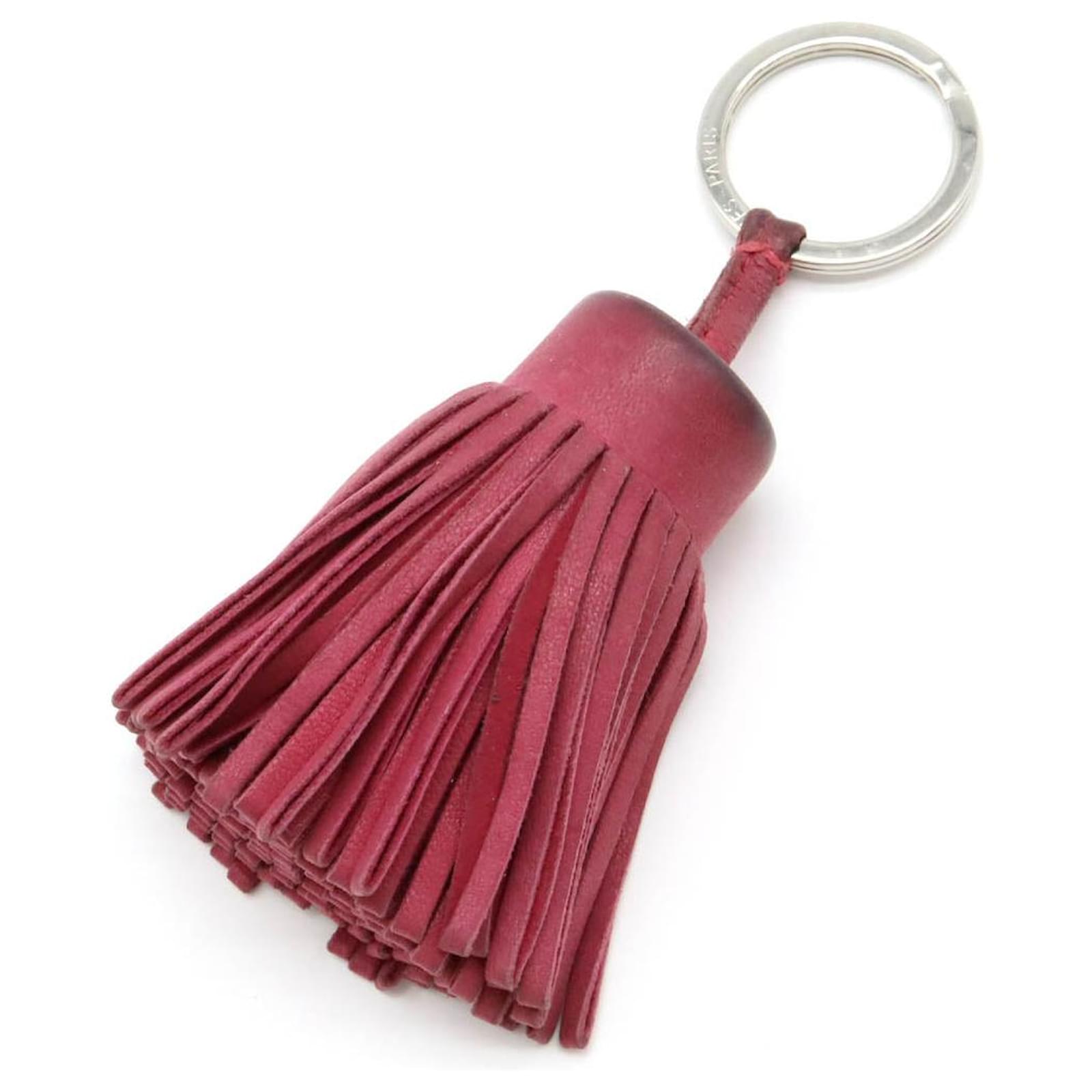 Hermès Hermes Carmen Leather Keyring Pink  ref.2310594