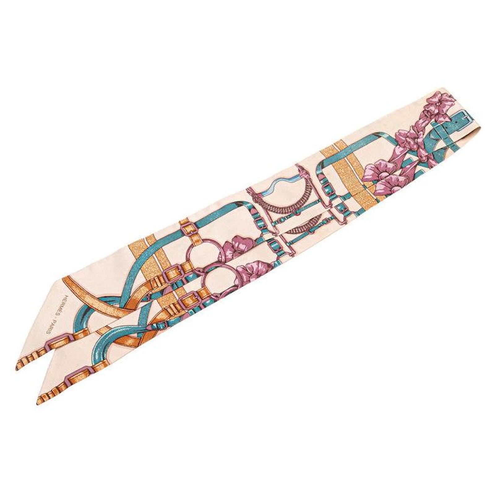 Hermès Hermes GRAND MANEGE Silk Scarf Brown Beige  ref.2310424