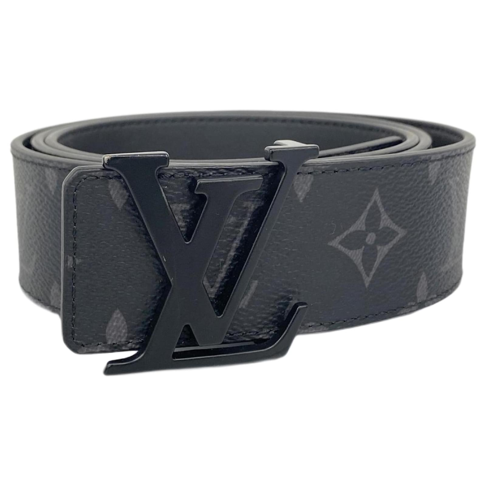 Louis Vuitton Monogram Eclipse Belt Black  ref.2303218
