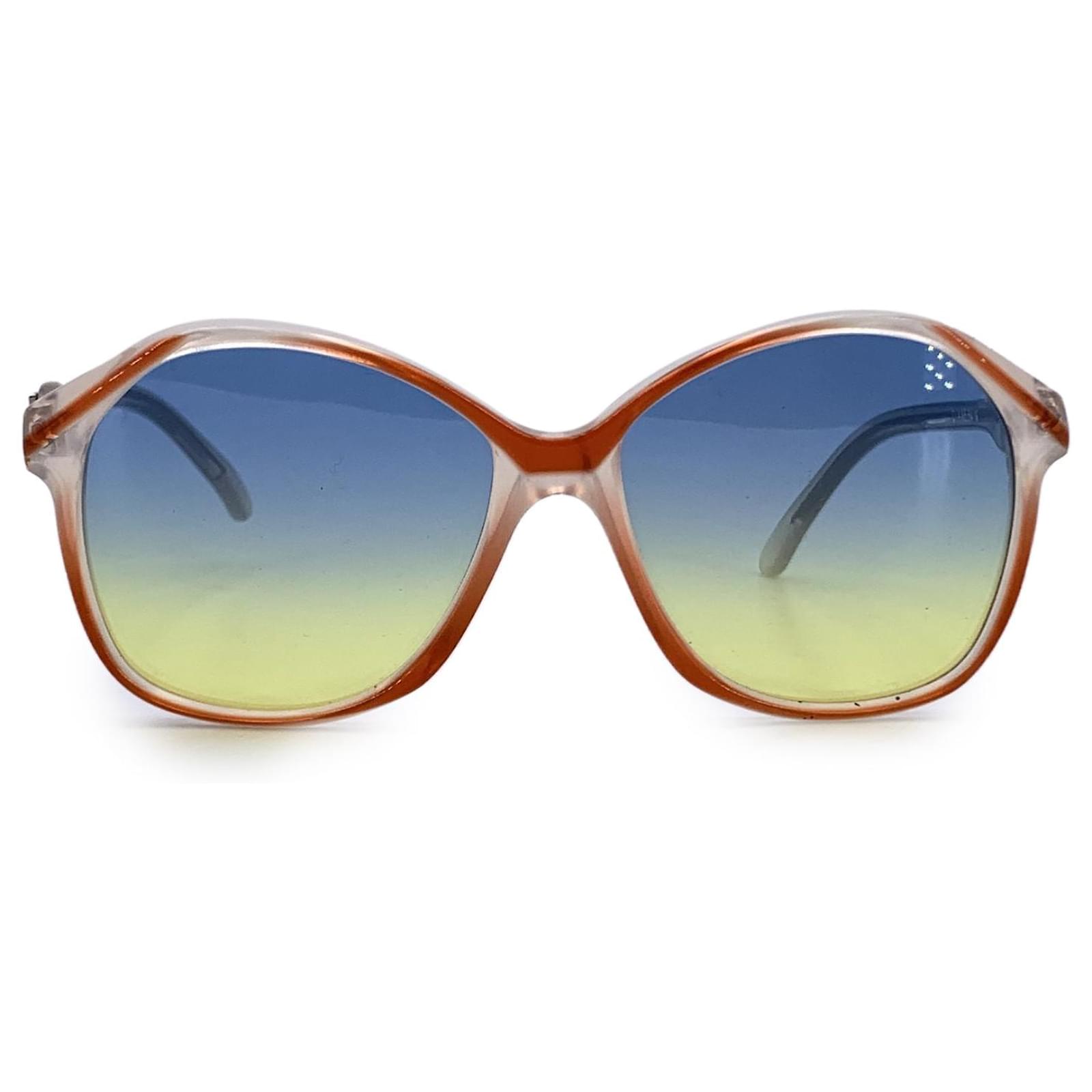 Yves Saint Laurent Vintage White Red Diane Sunglasses 54/16 140mm Plastic  ref.2300469