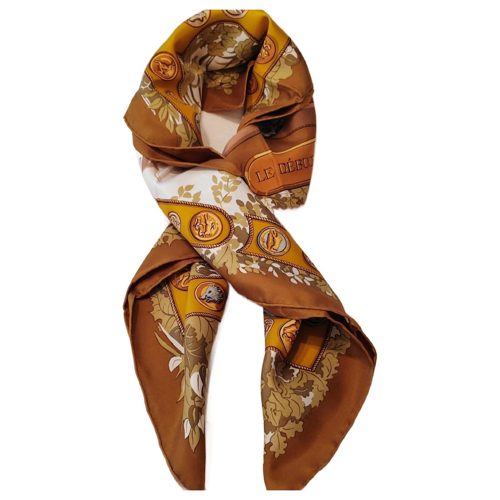 Constance Hermès The Debut Brown Silk  ref.2294909