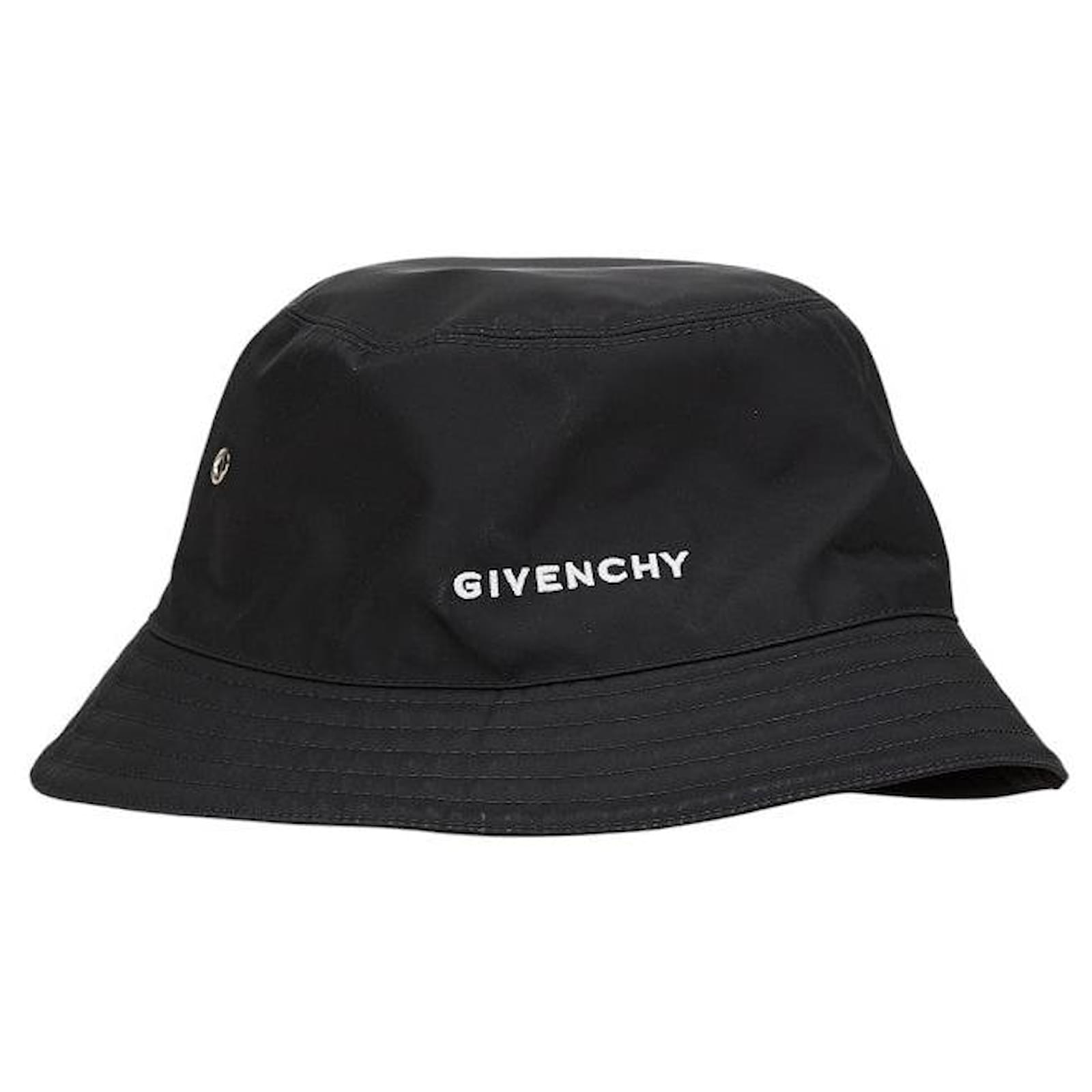 Givenchy Nylon Brand Logo Bucket Hat Black  ref.2298404