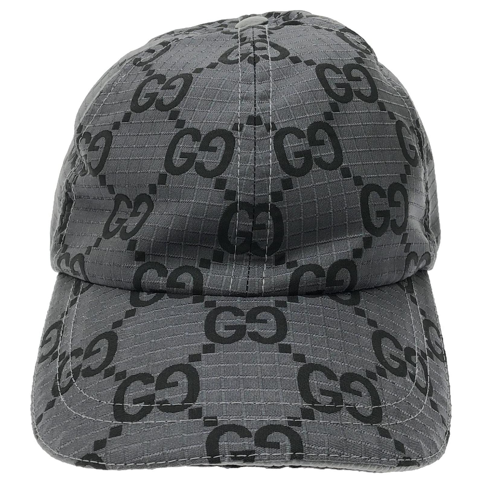 Gucci Baseball Cap Polyester Cap Grey  ref.2297760