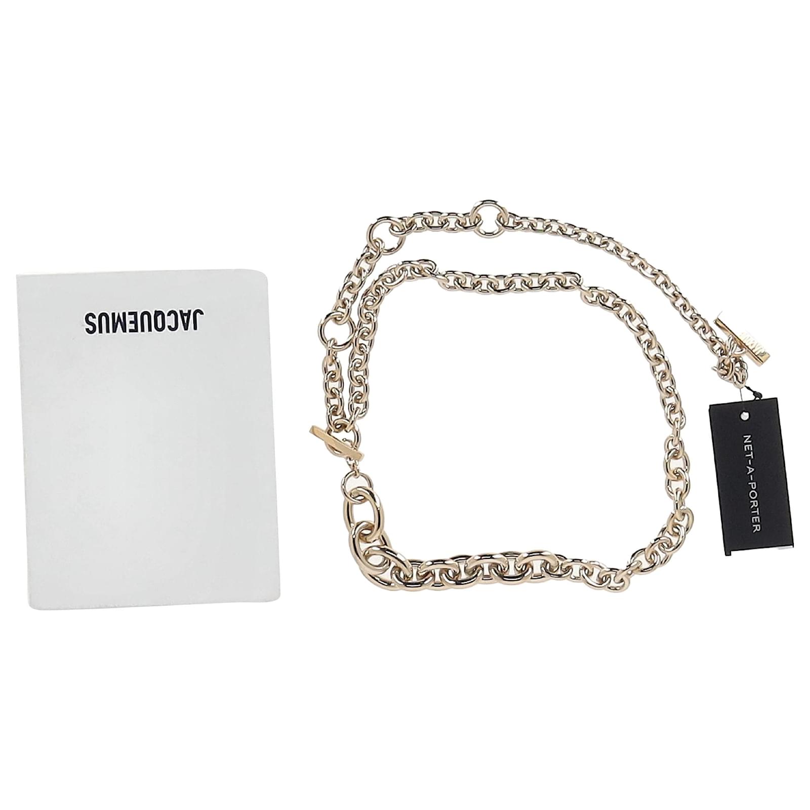 Autre Marque Jacquemus Le Noli Belt in Gold Brass Golden Metallic Metal  ref.2323837