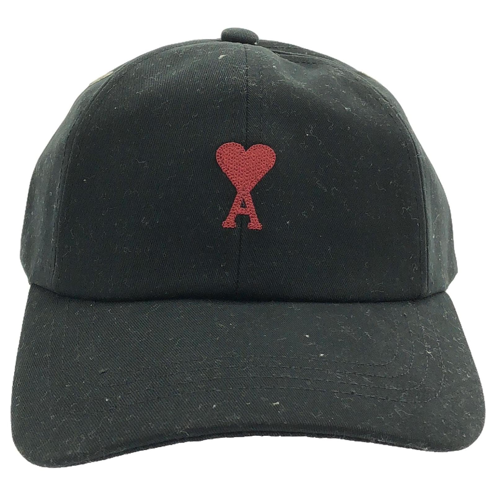 Autre Marque AMI Cap Cotton Cap Black  ref.2310593