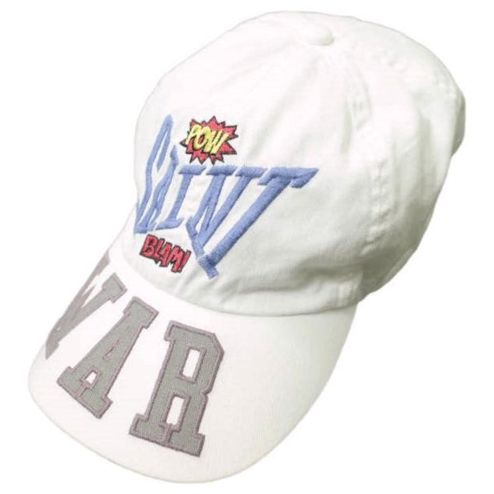 Autre Marque Saint Michael CAP_WAR Cotton Cap Black White  ref.2298038