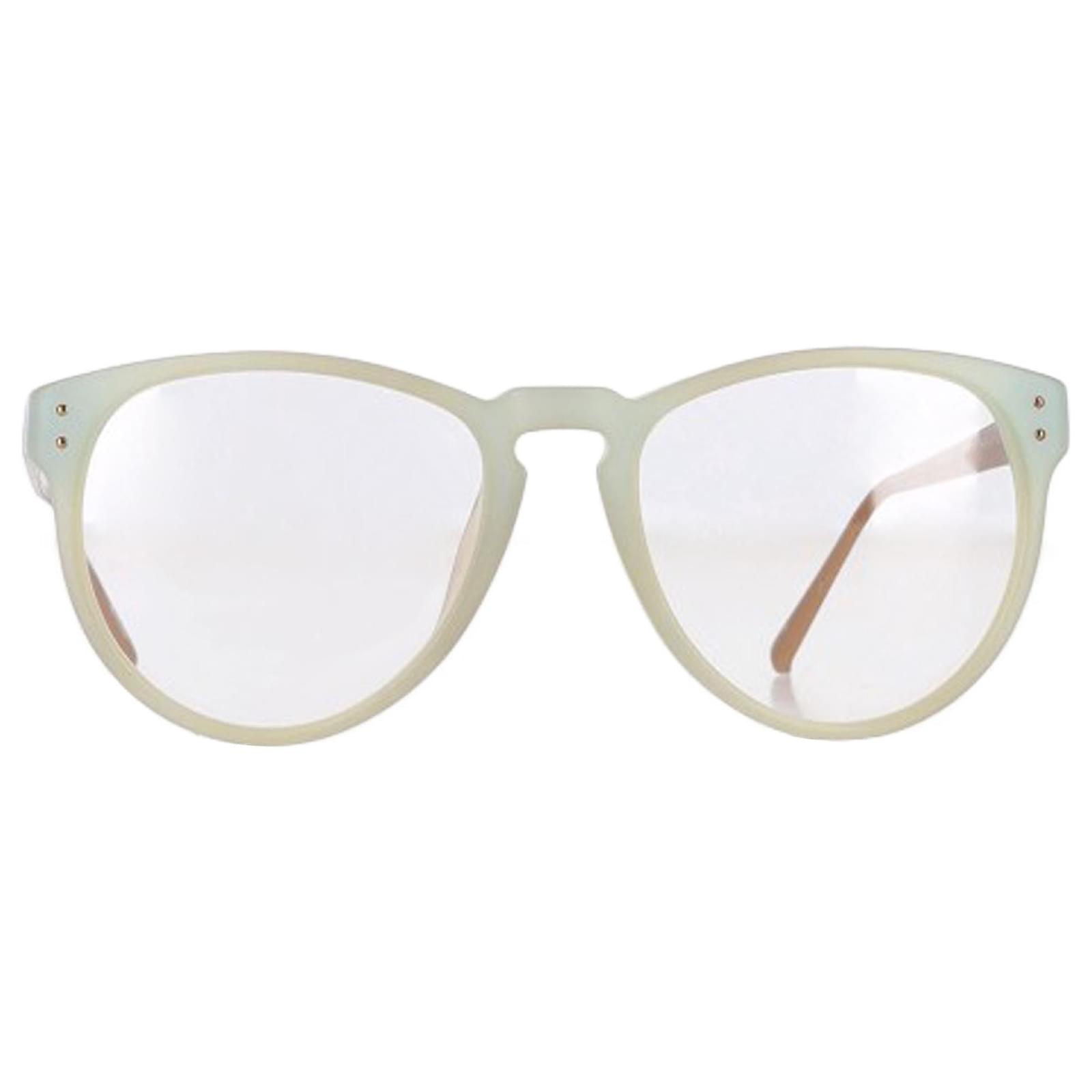  Linda Farrow Oval Frame Eyeglasses in Green Acetate Plastic  ref.2295762