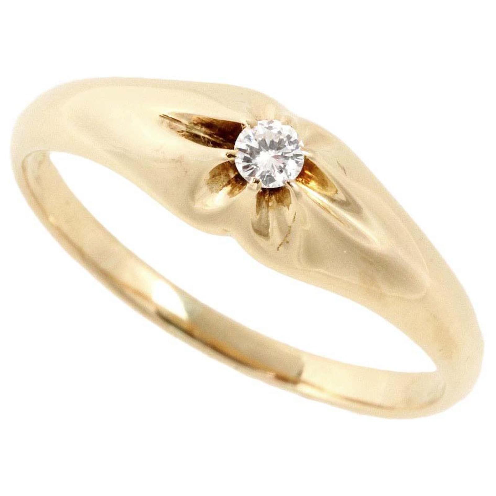 & Other Stories K18PG Diamond Ring 15 No Brand Golden  ref.2069004
