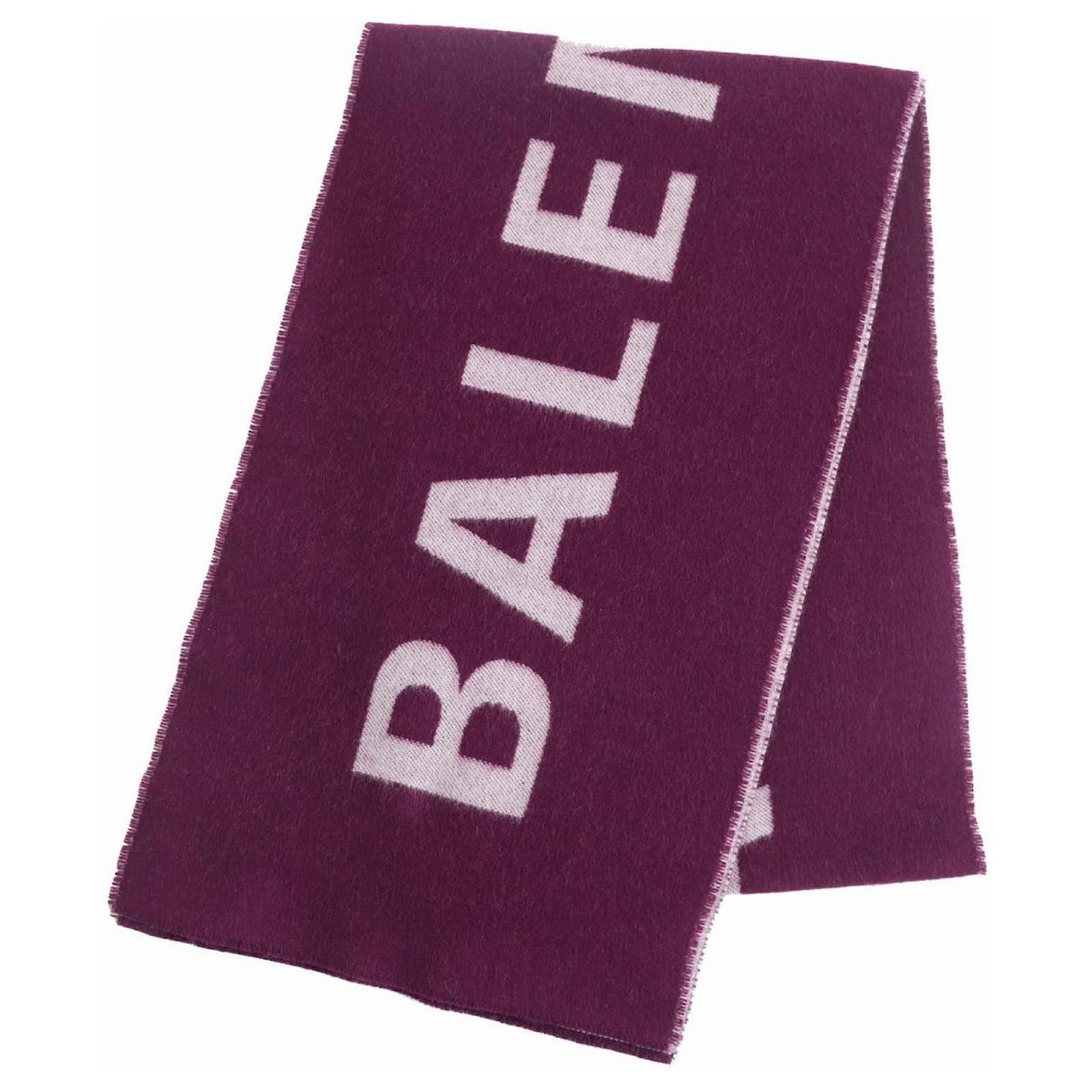 Balenciaga Logo Jacquard Wool Scarf 512732  ref.1686582