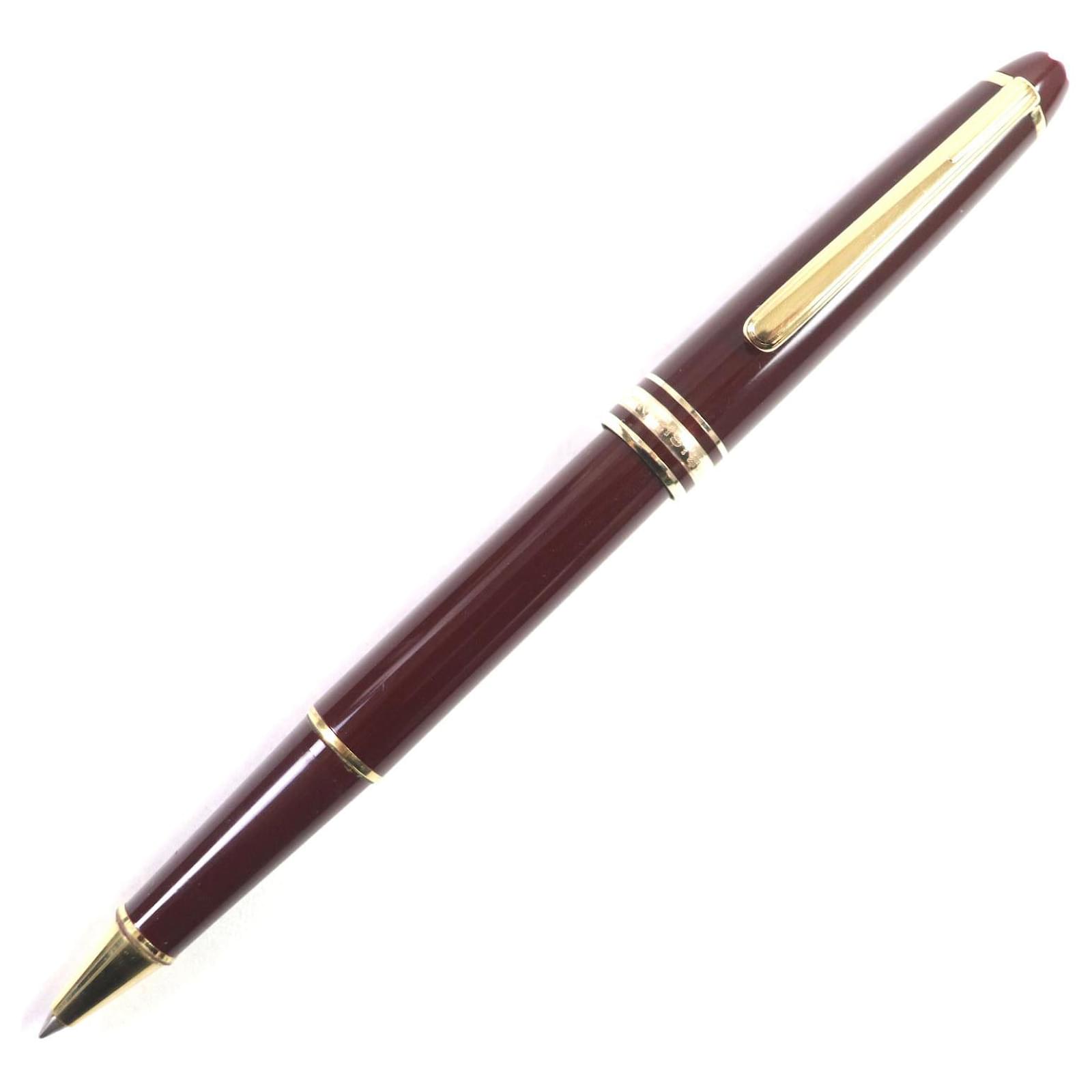 Montblanc Meisterstuck Ballpoint Pen Bordeaux  ref.1743845