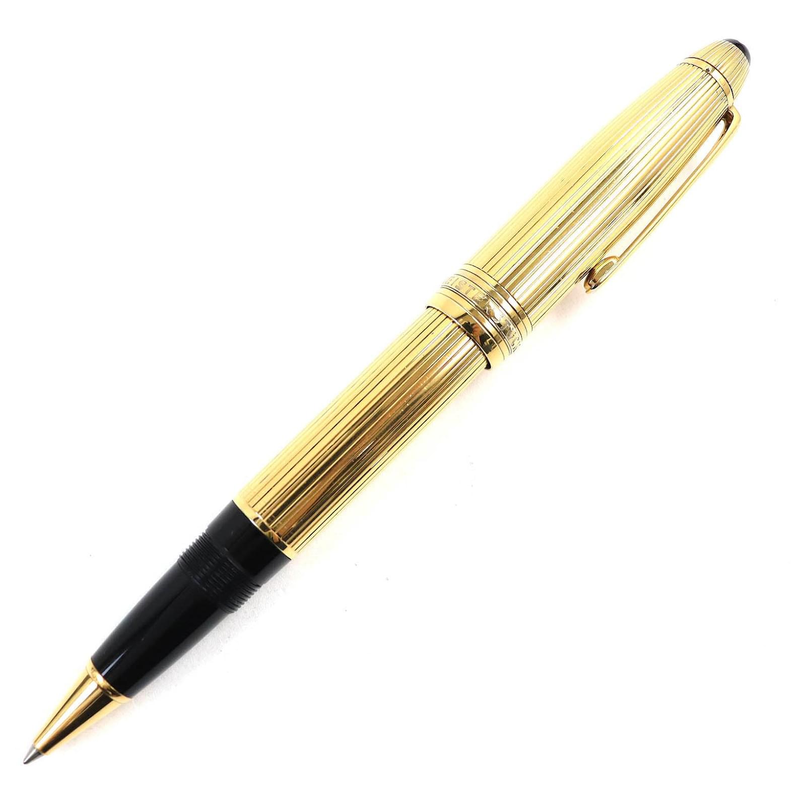 Montblanc Meisterstuck Grand Ballpoint Pen Golden  ref.1700884