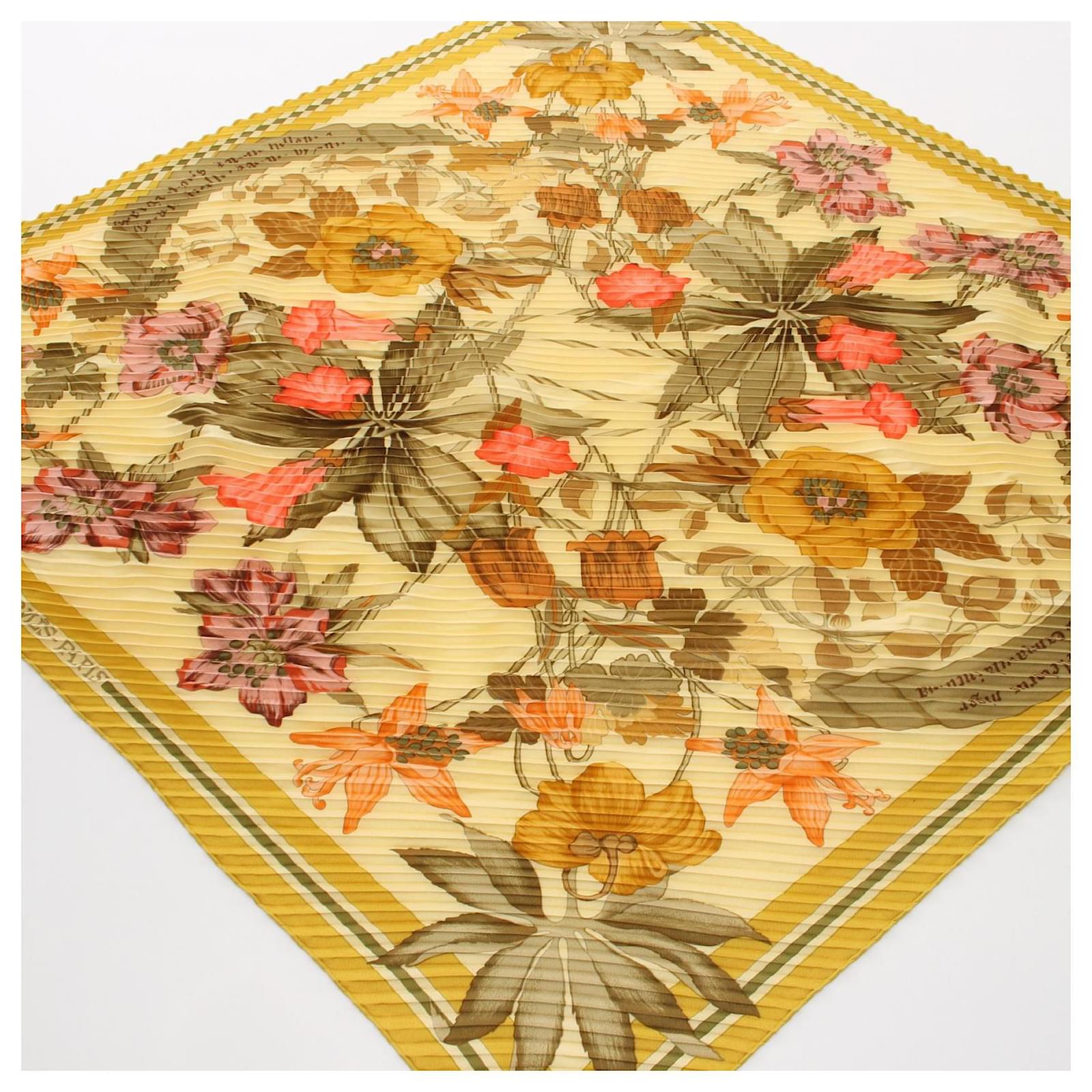 Hermès Hermes Fleurs d'Hellade Silk Scarf  ref.1680559