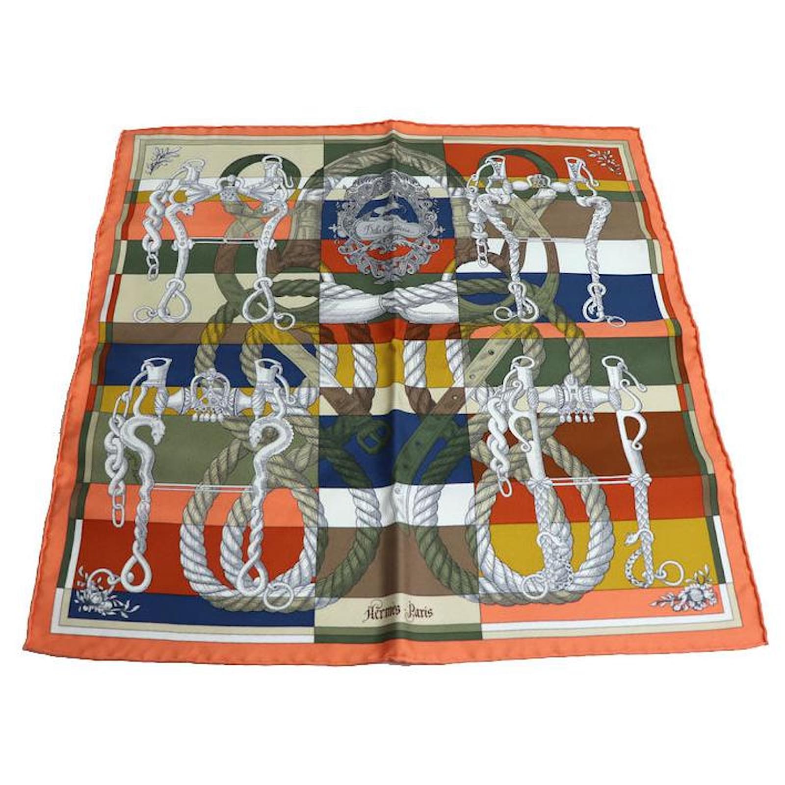 Hermès Hermes Silk Gavroche Scarf 892813S  ref.1744136