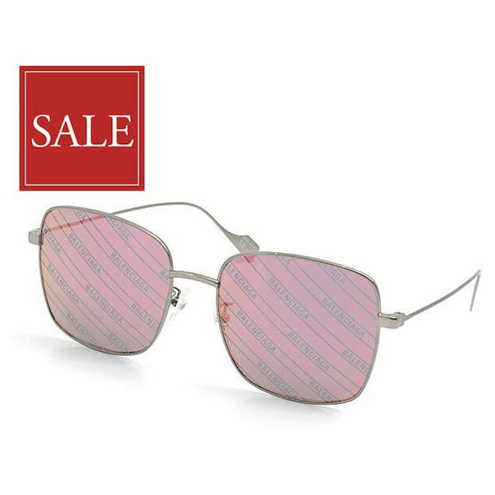 Balenciaga Metal Frame BB0087SK Square Sunglasses Brown  ref.2069212