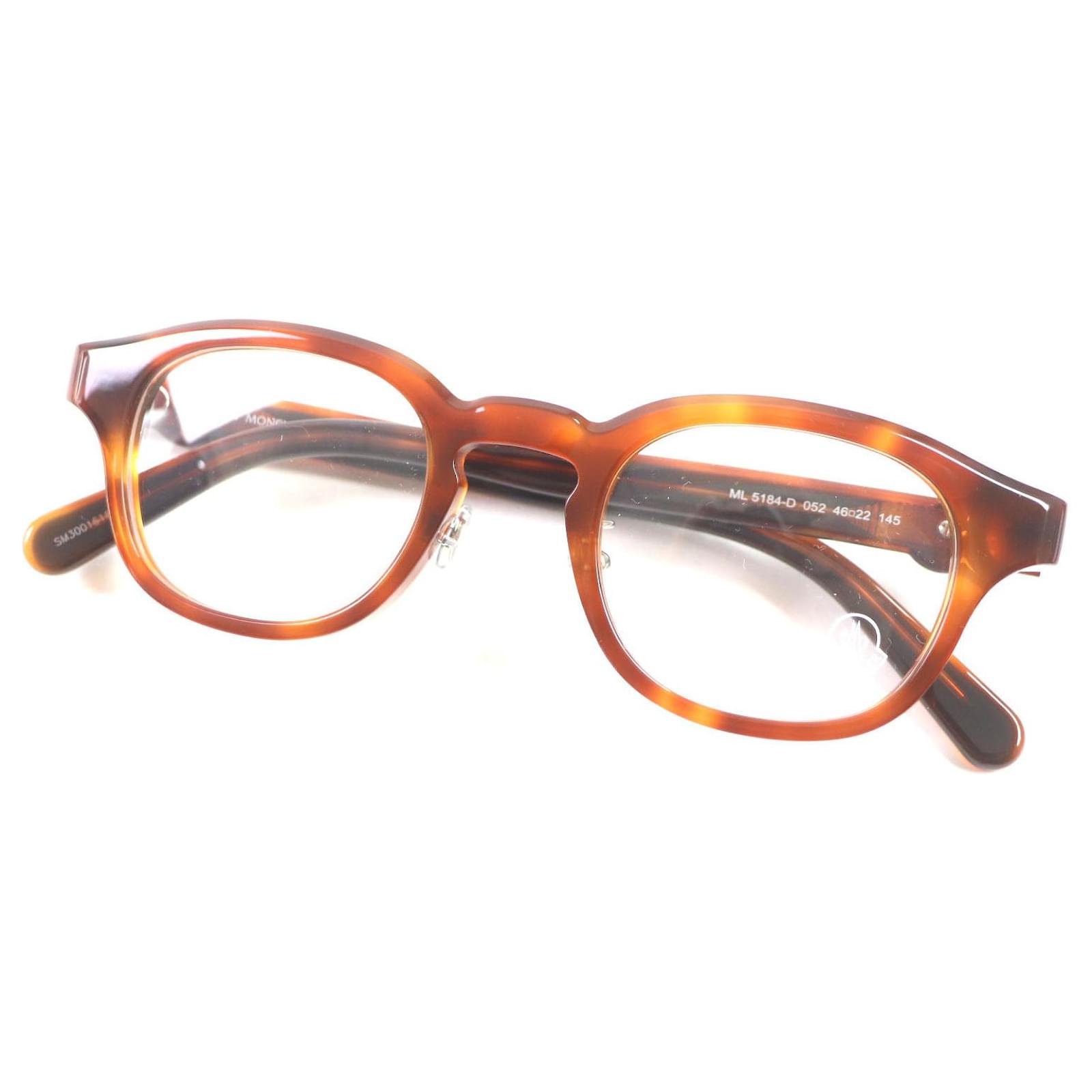 Moncler Logo Metal Marble Glasses Eyewear  ref.1699832