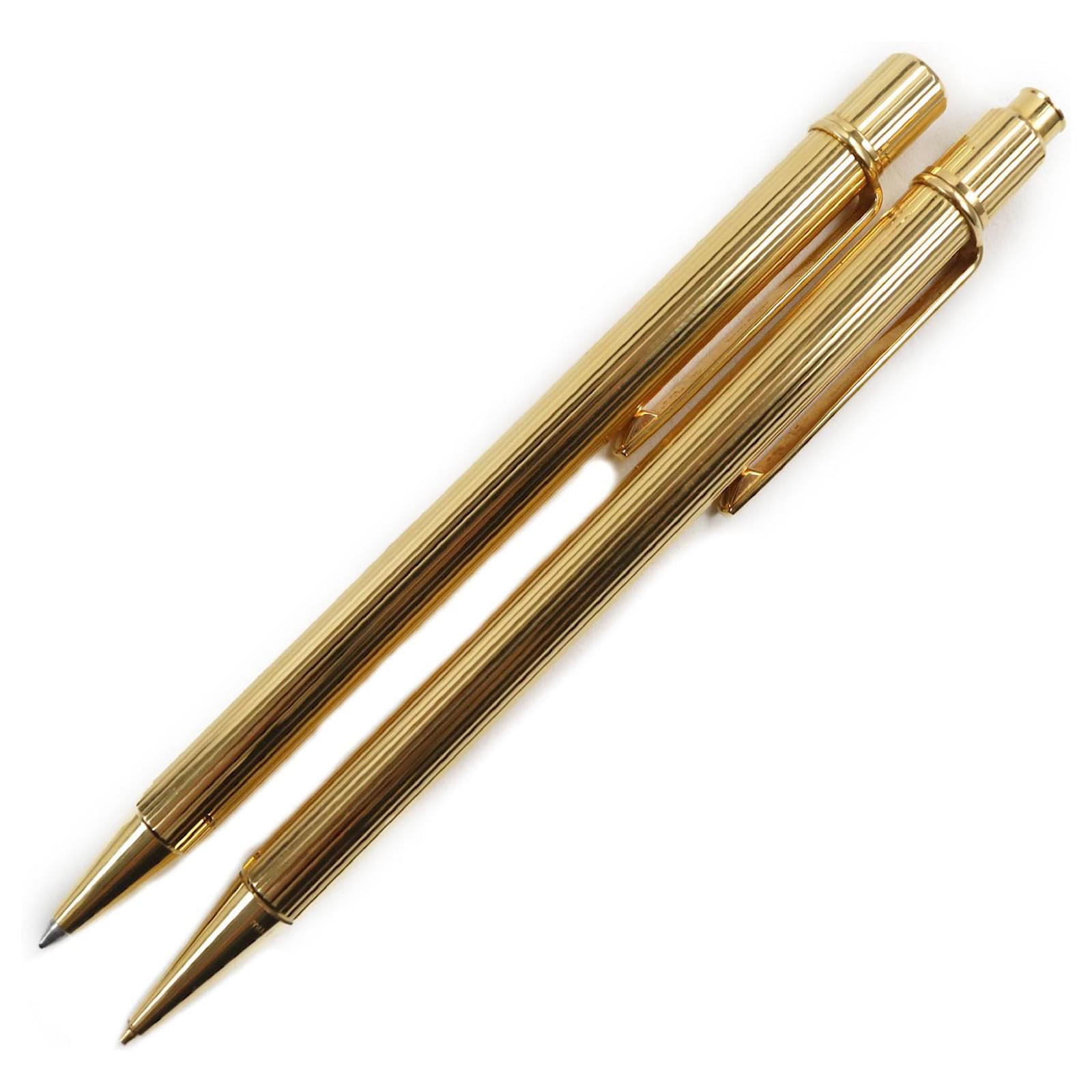 Cartier Must Do Pen Set Gold Golden  ref.1695679
