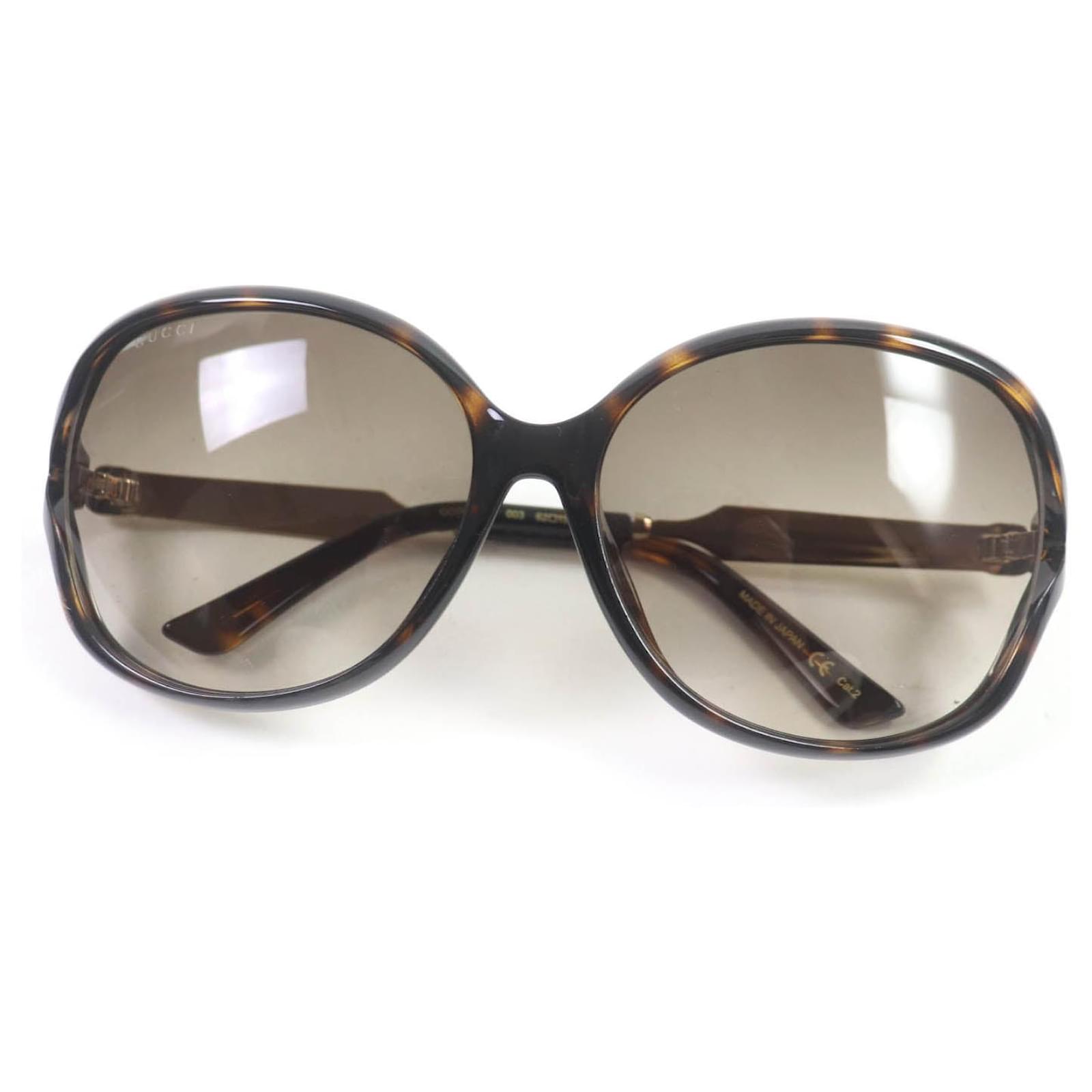 GUCCI GG0076SK Tortoiseshell Sunglasses Women  ref.1706987