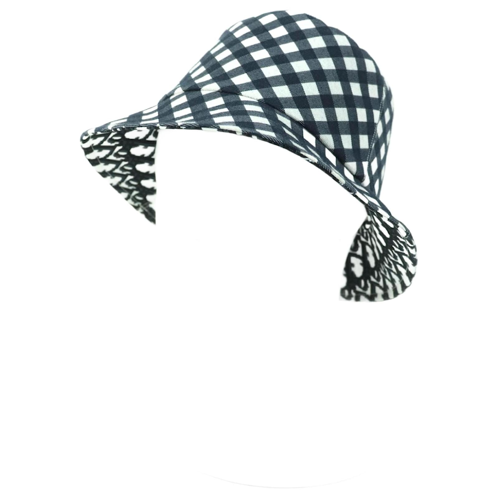 Dior Oblique Bucket Hat Navy Ivory Women  ref.1701470