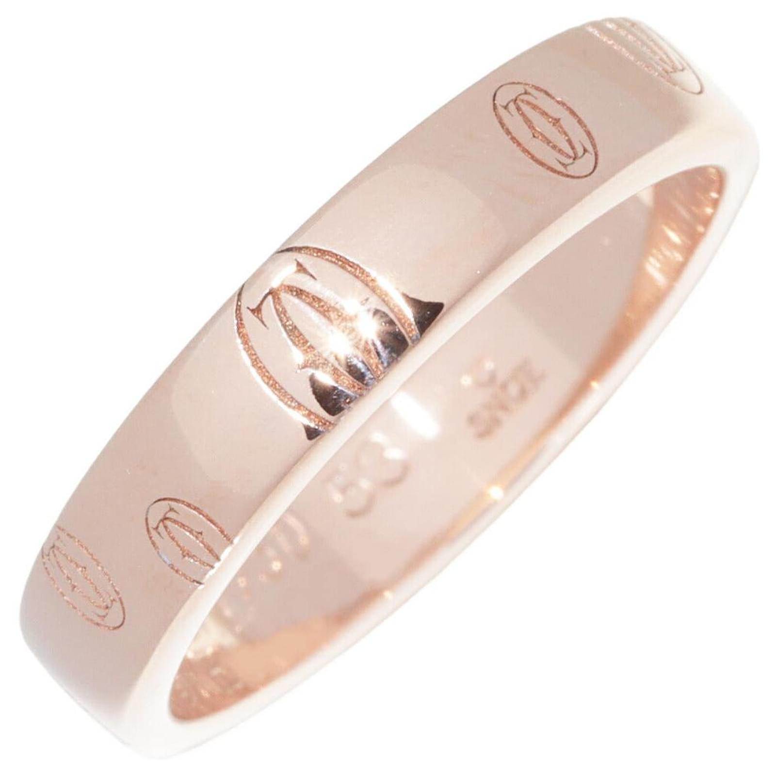 Cartier Happy Birthday Ring Au750 Ring Size 13 Golden  ref.2288514