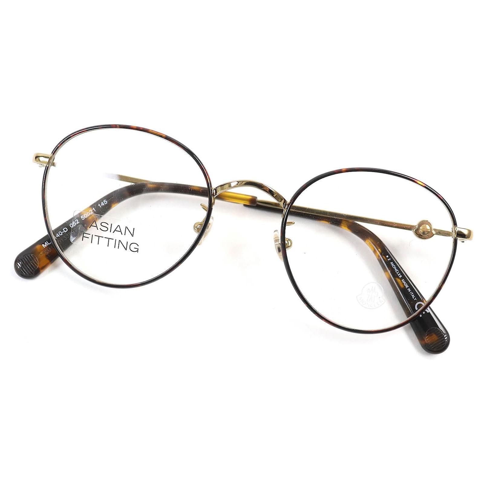 Moncler ML5140 Logo Metal Glasses Eyewear  ref.1704212