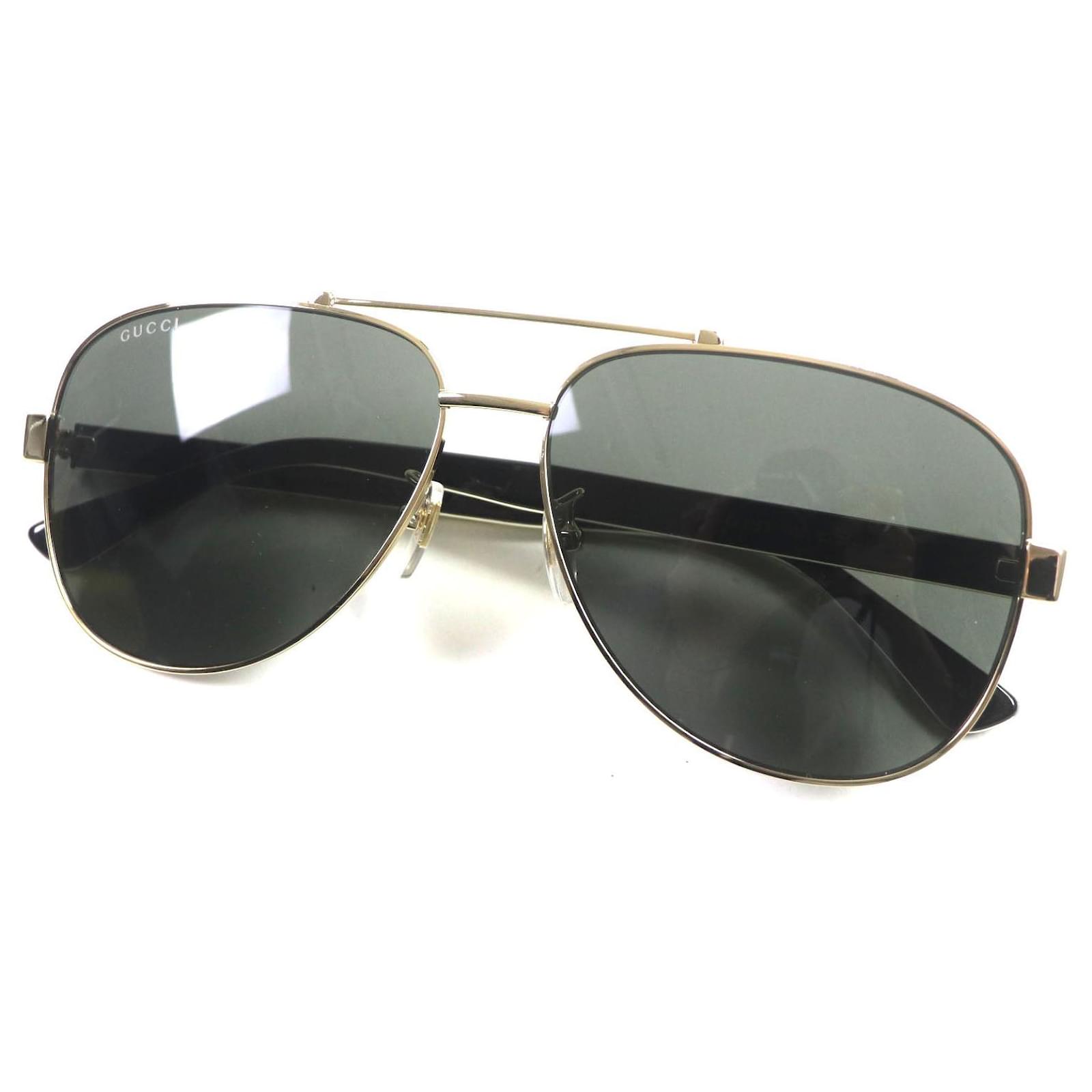 GUCCI GG0528S Green Aviator Sunglasses  ref.1694923