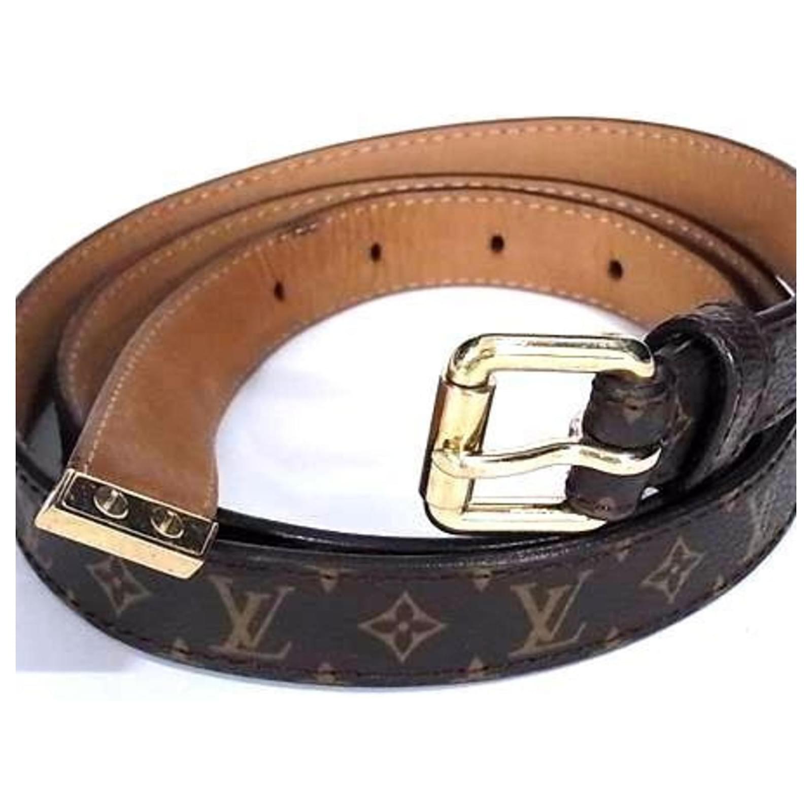 Louis Vuitton Monogram Belt Brown  ref.2287195