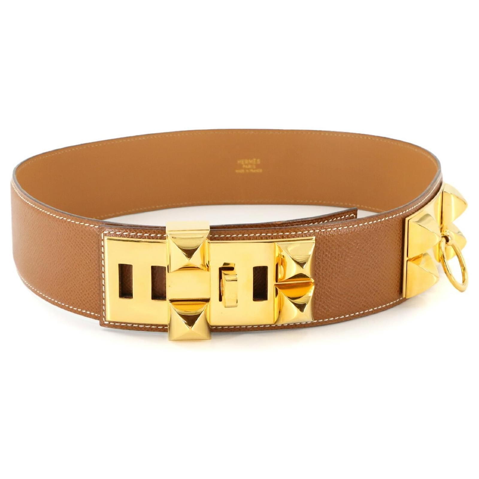 Hermès Hermes Collier de Chien Medor Belt Brown  ref.2286622