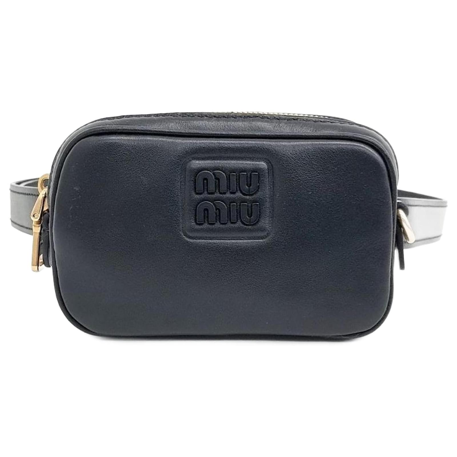 MIU MIU Belt Bag (5CC568) (10163625) Black  ref.2283489
