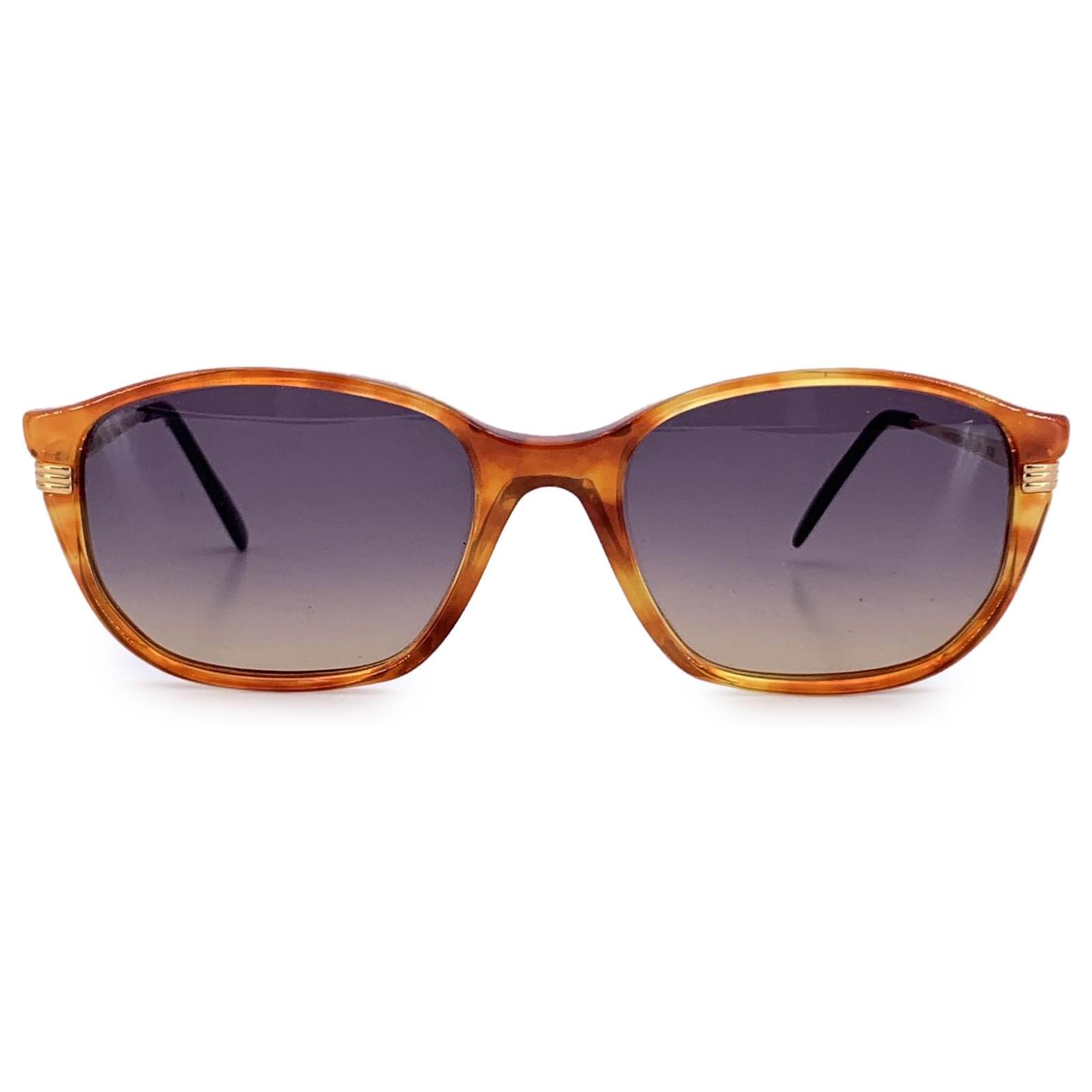 Yves Saint Laurent Vintage Brown Sunglasses TITHON 55/18 140 mm Plastic  ref.2282922