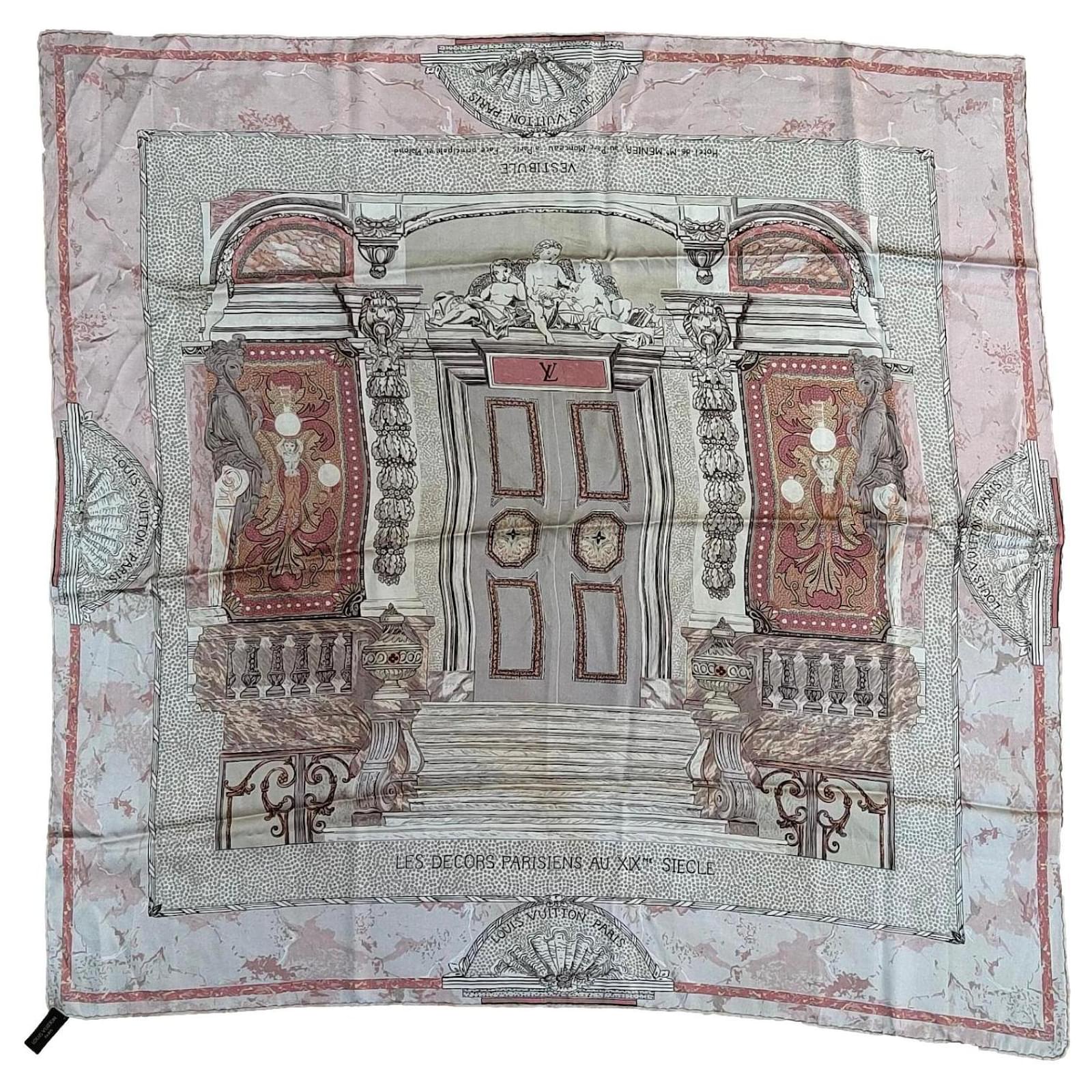 Louis Vuitton Silk scarves Pink  ref.2279800