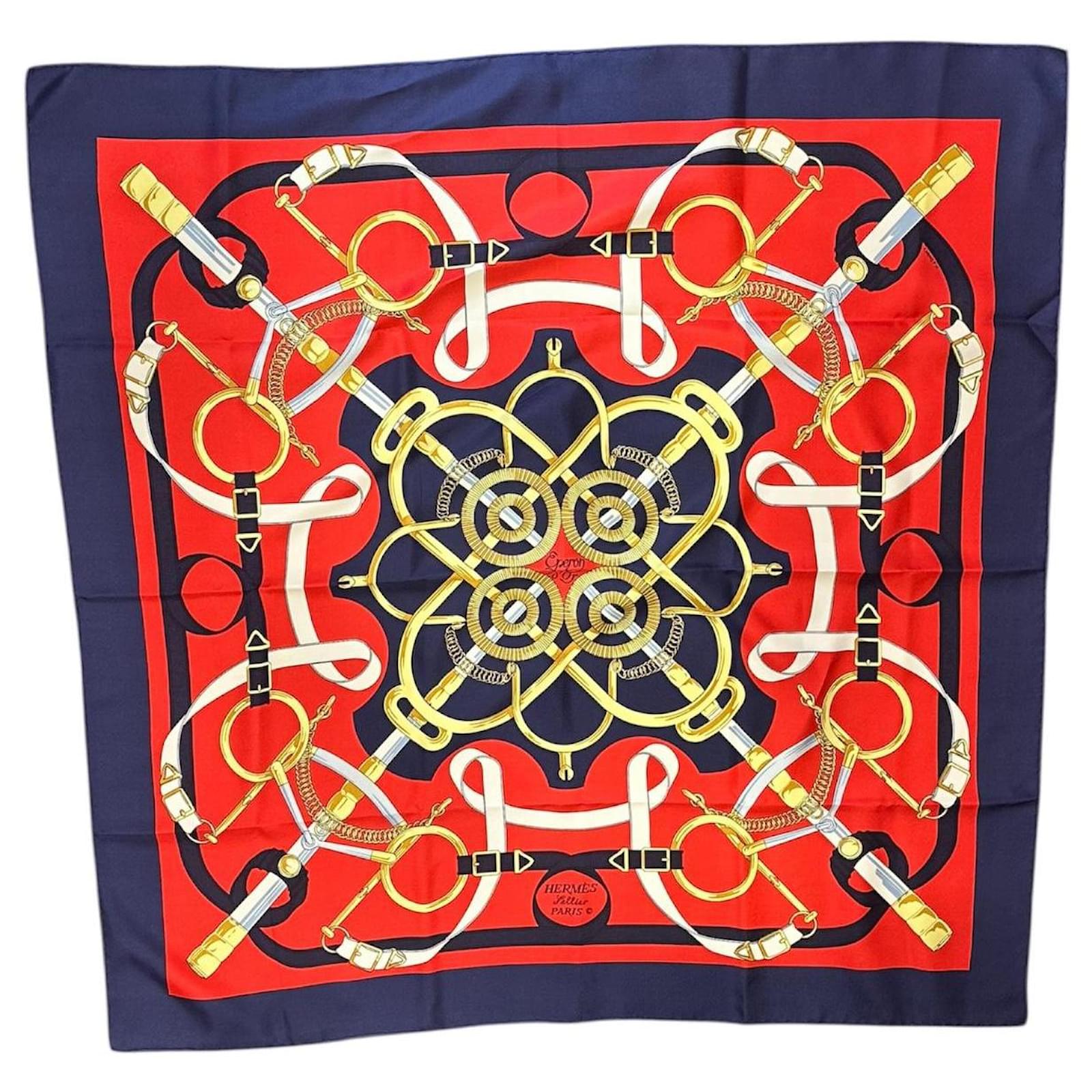 Hermès scarf Red Silk  ref.2281771