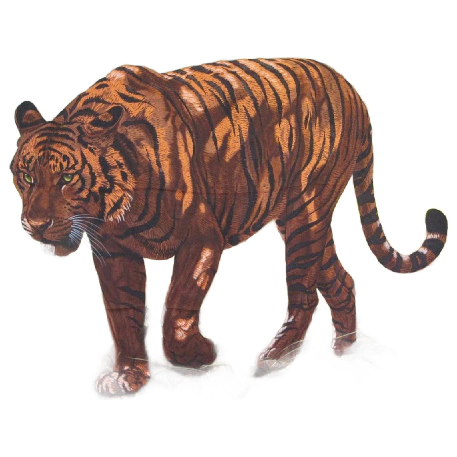 Hermès Hermes Carre 90 Tigre du Bengale Scarf Multiple colors Silk  ref.2194954