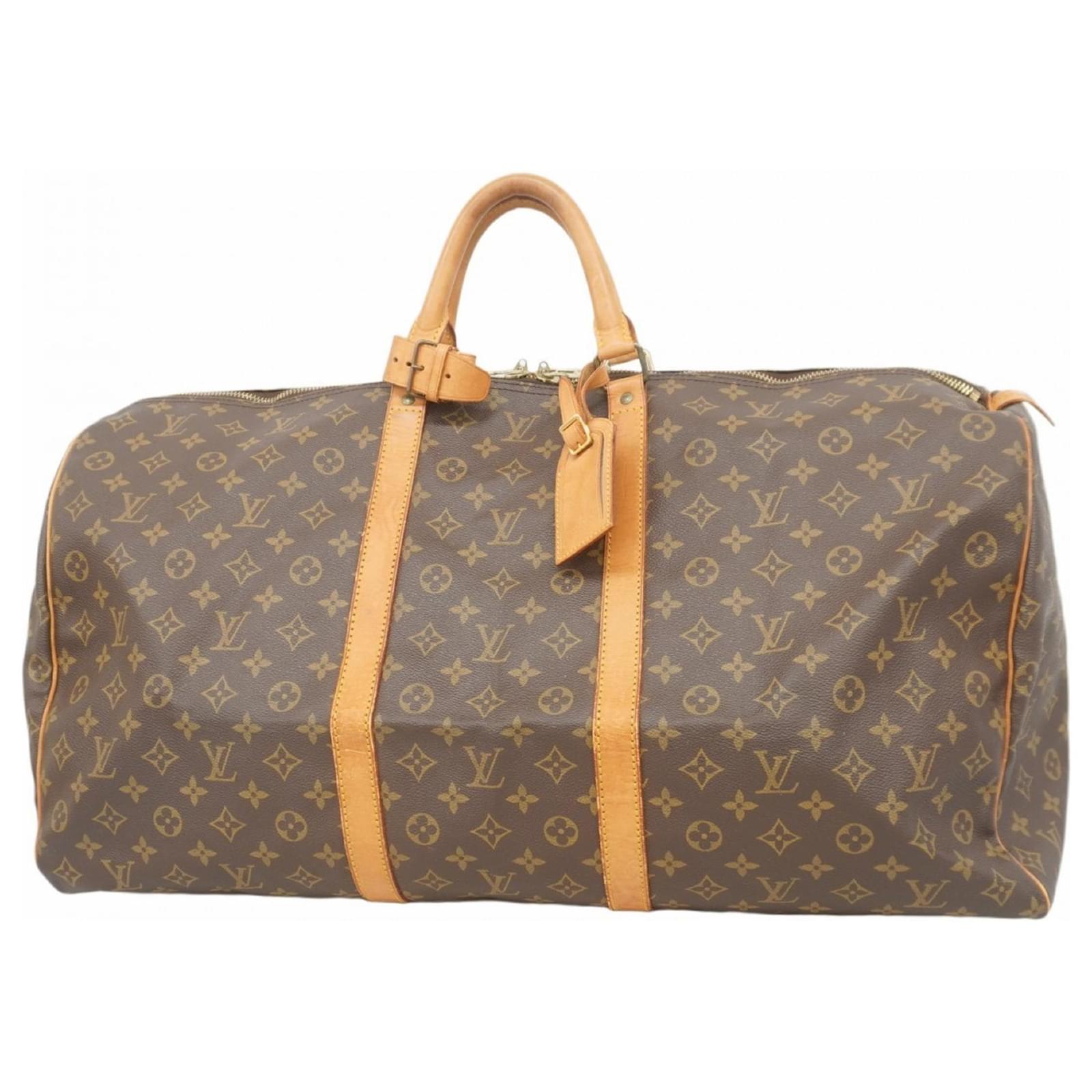 Louis Vuitton Monogram Keepall 60 Boston Bag Brown  ref.2325060