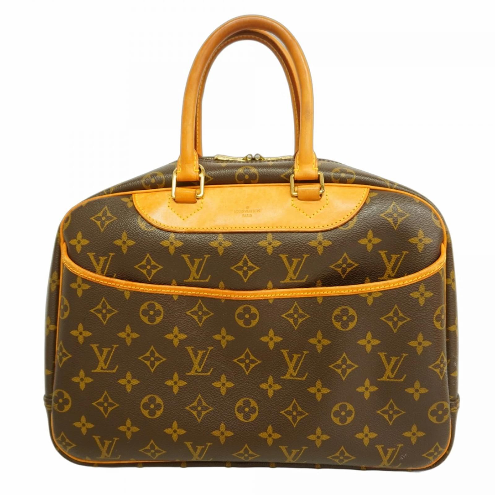 Louis Vuitton Monogram Deauville Handbag Brown  ref.2324995