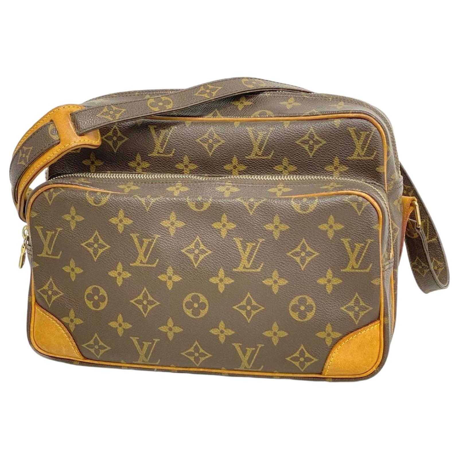 Louis Vuitton Monogram Nile Shoulder Bag Brown  ref.2324992