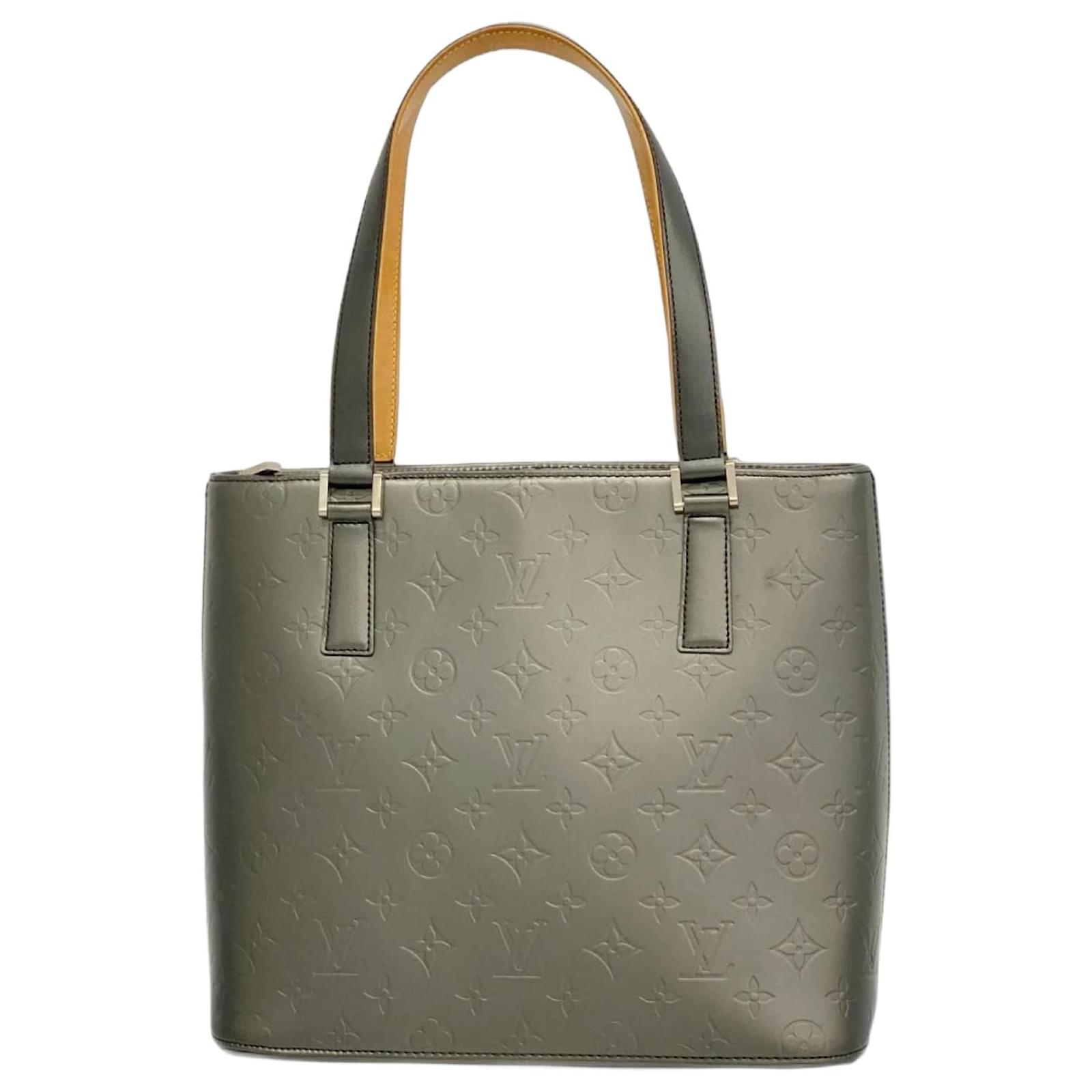 Louis Vuitton Tote Bag Monogram Matte Stockton M55112 Noir Black  ref.2324960